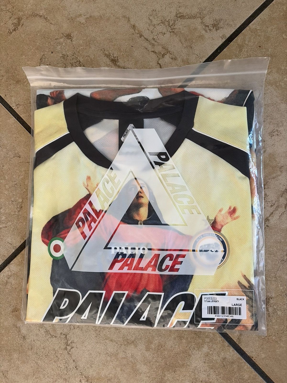 Palace Palace Mesh Jersey in Black | Grailed