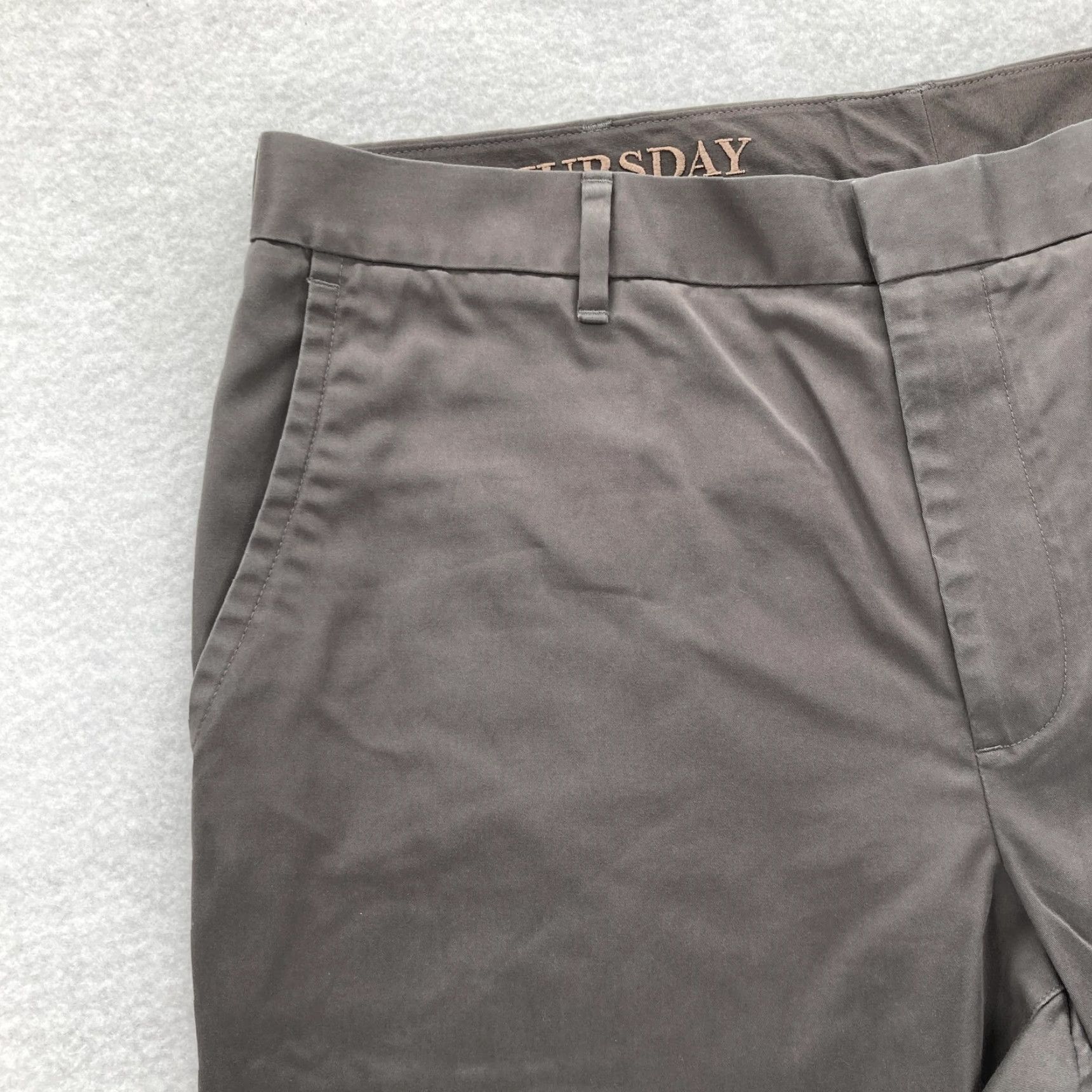 Bonobos Bonobos Pants Mens 35x32 Gray Straight Fit Chino Casual Weekday Warrior Thursday Mens Regular 35 32 Gray Chino Pants Bonobos Size US 35 - 3 Thumbnail