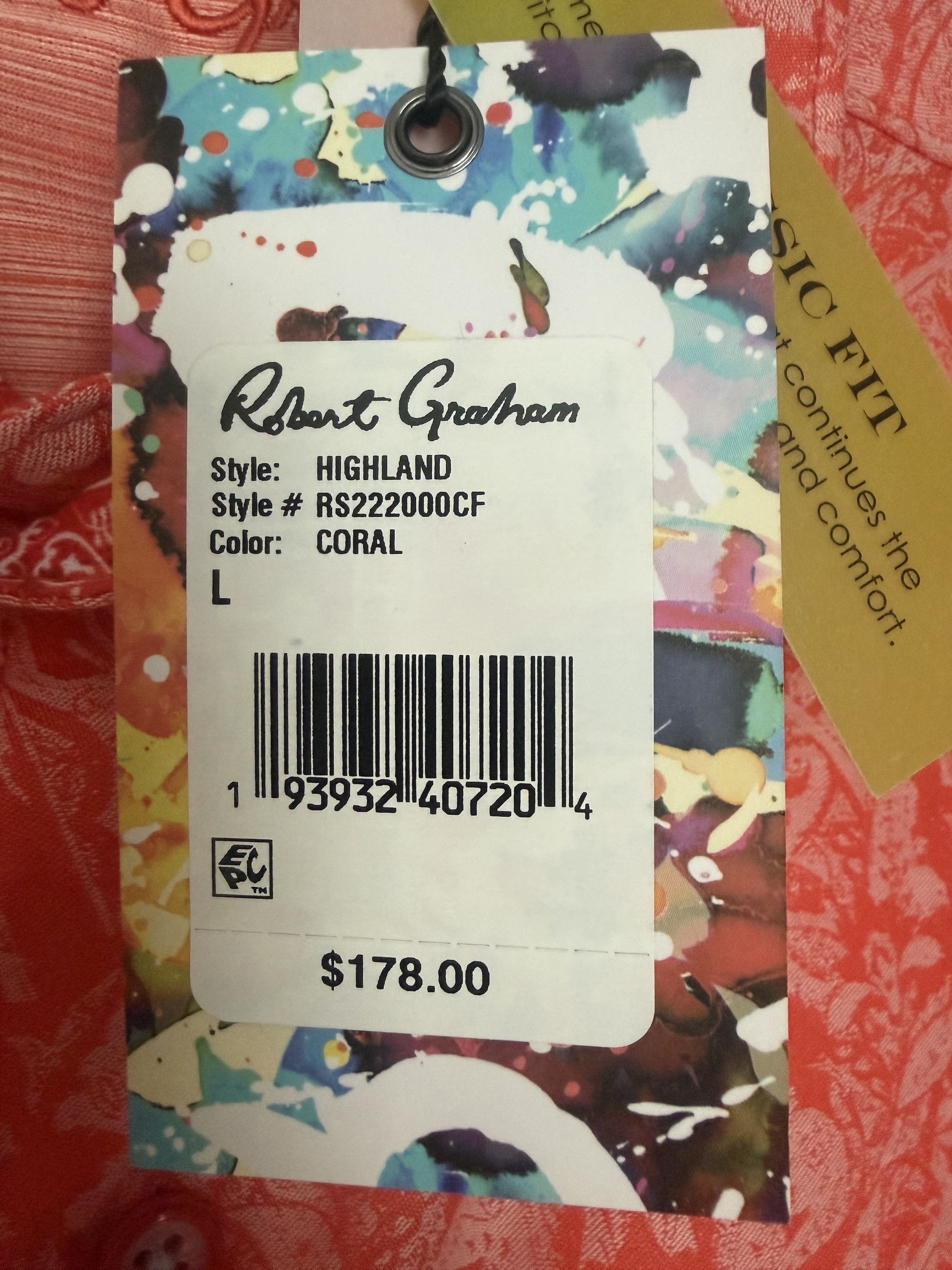 Robert Graham Highland Size US M / EU 48-50 / 2 - 4 Thumbnail