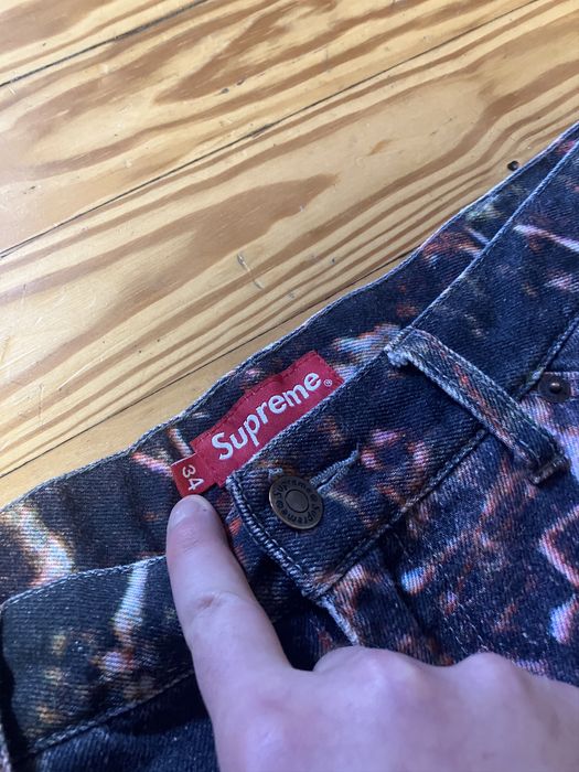 Supreme FW20 Double Knee Denim Painter Pants (Woods) | Grailed