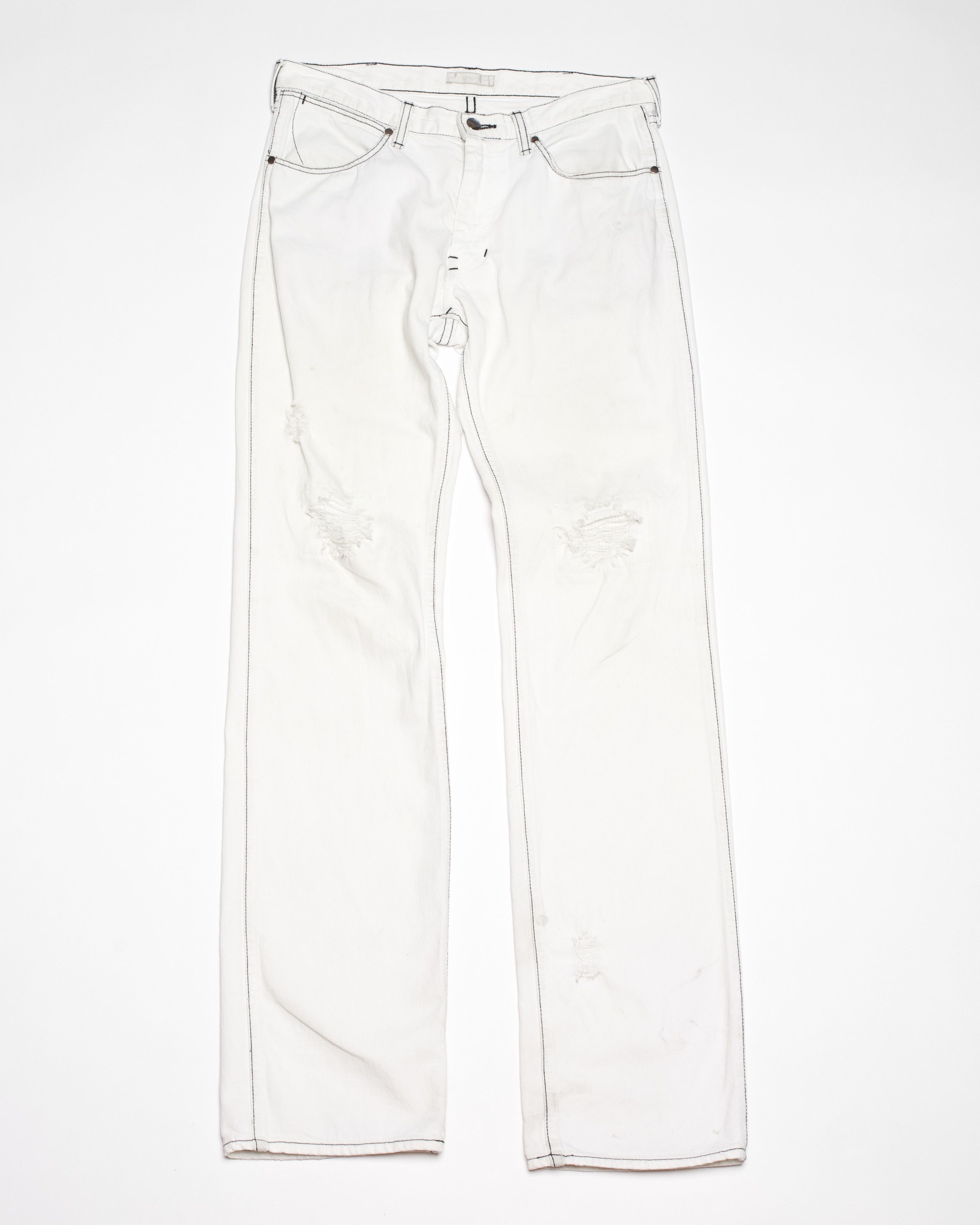 Number (N)ine Number (N)ine Spring-Summer 2002 Distressed Denim Size US 31 - 1 Thumbnail