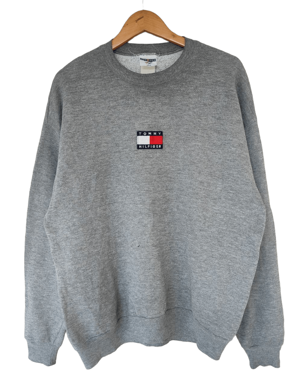 Tommy Hilfiger Vtg Tommy Hilfiger Centre Logo Crewneck Size US L / EU 52-54 / 3 - 1 Thumbnail