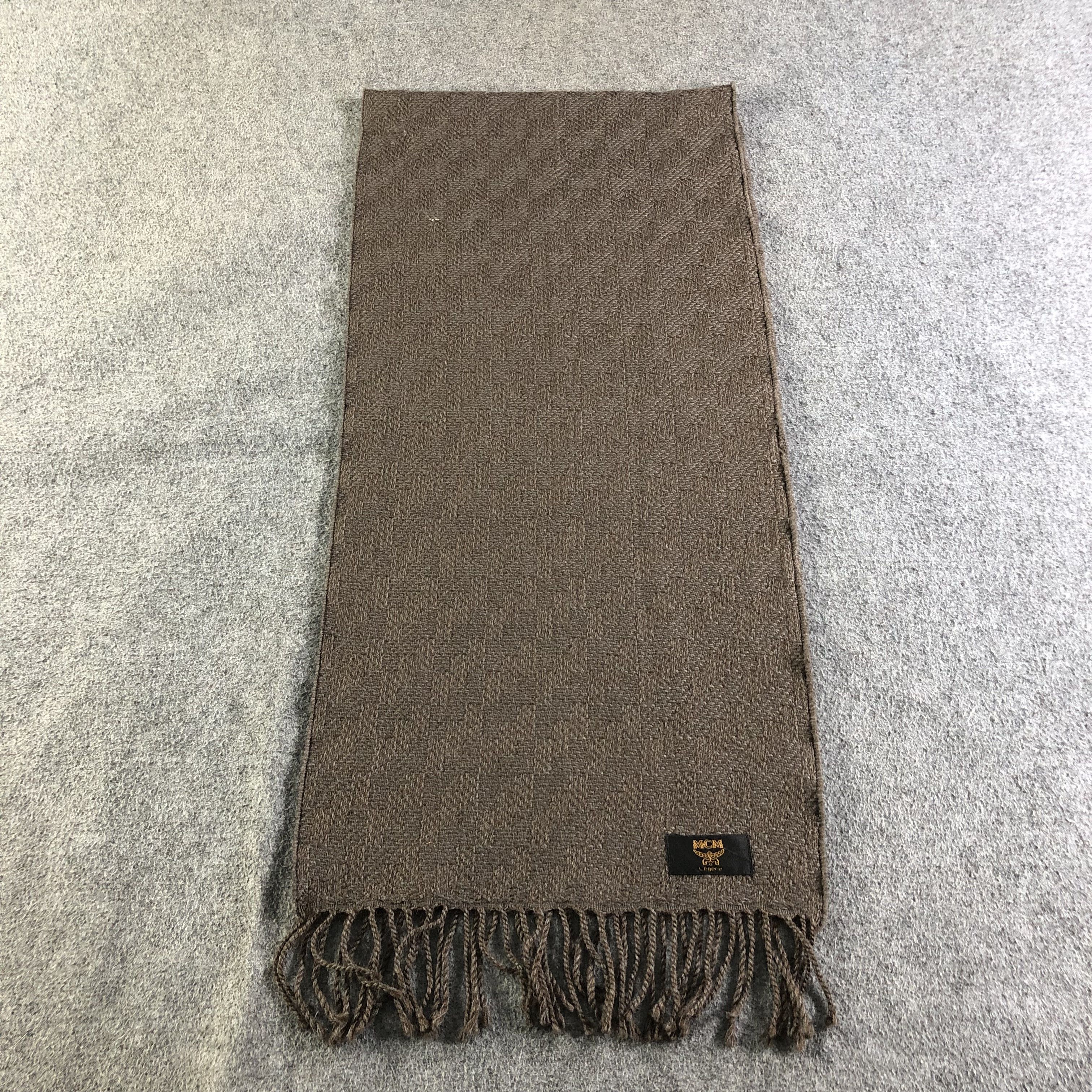 MCM MCM Wool Scarf Muffler V1909 Size ONE SIZE - 2 Thumbnail