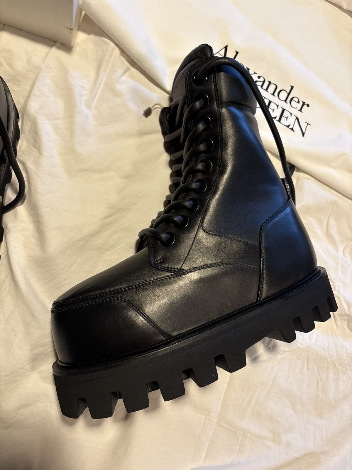 Alexander McQueen Alexander McQueen parachute leather boots. Size US 7 / EU 40 - 6 Thumbnail
