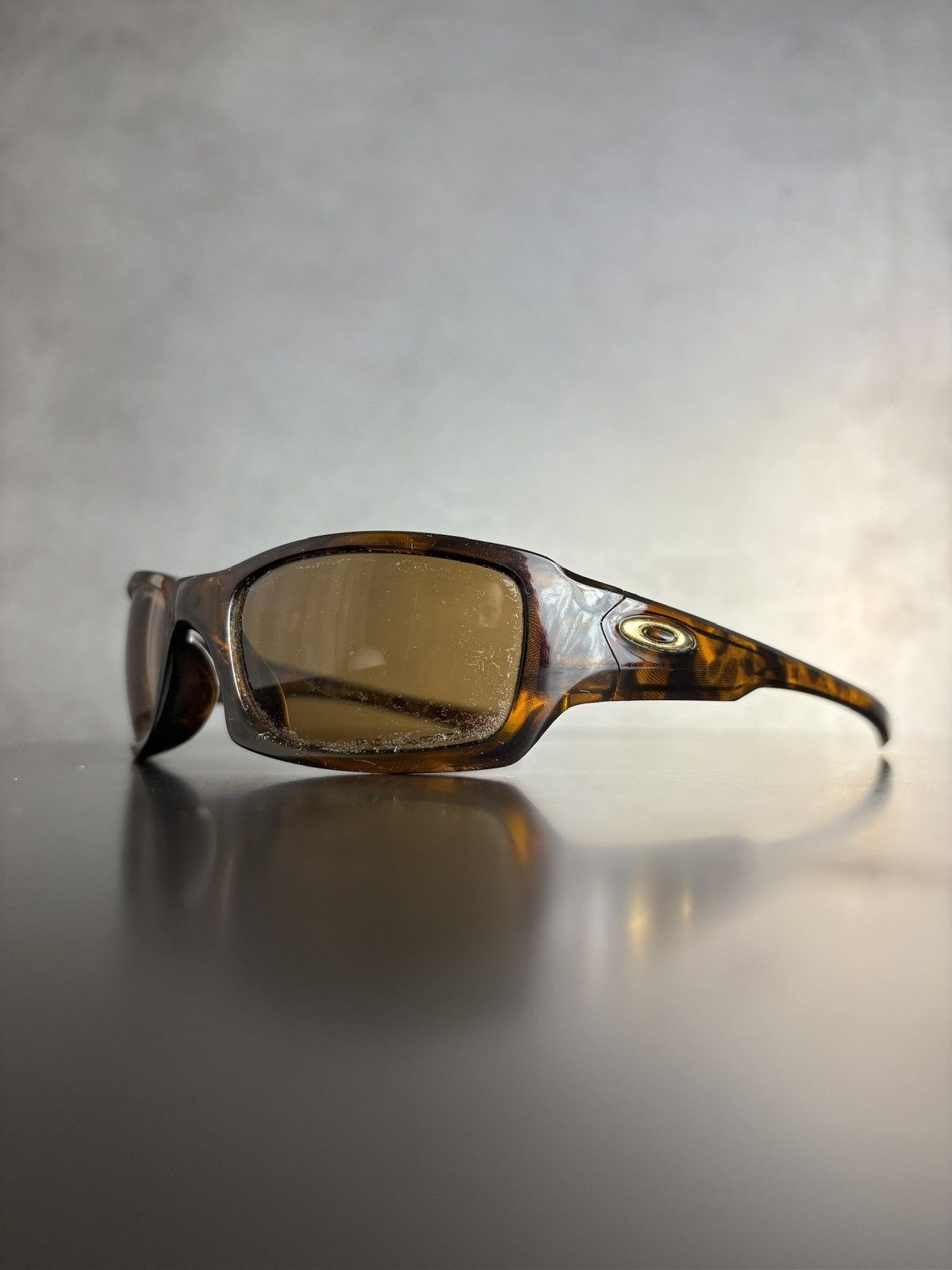 Vintage 2000s Vintage Sport Sunglasses Oakley Five Style 5 Wrap Race Size ONE SIZE - 2 Thumbnail