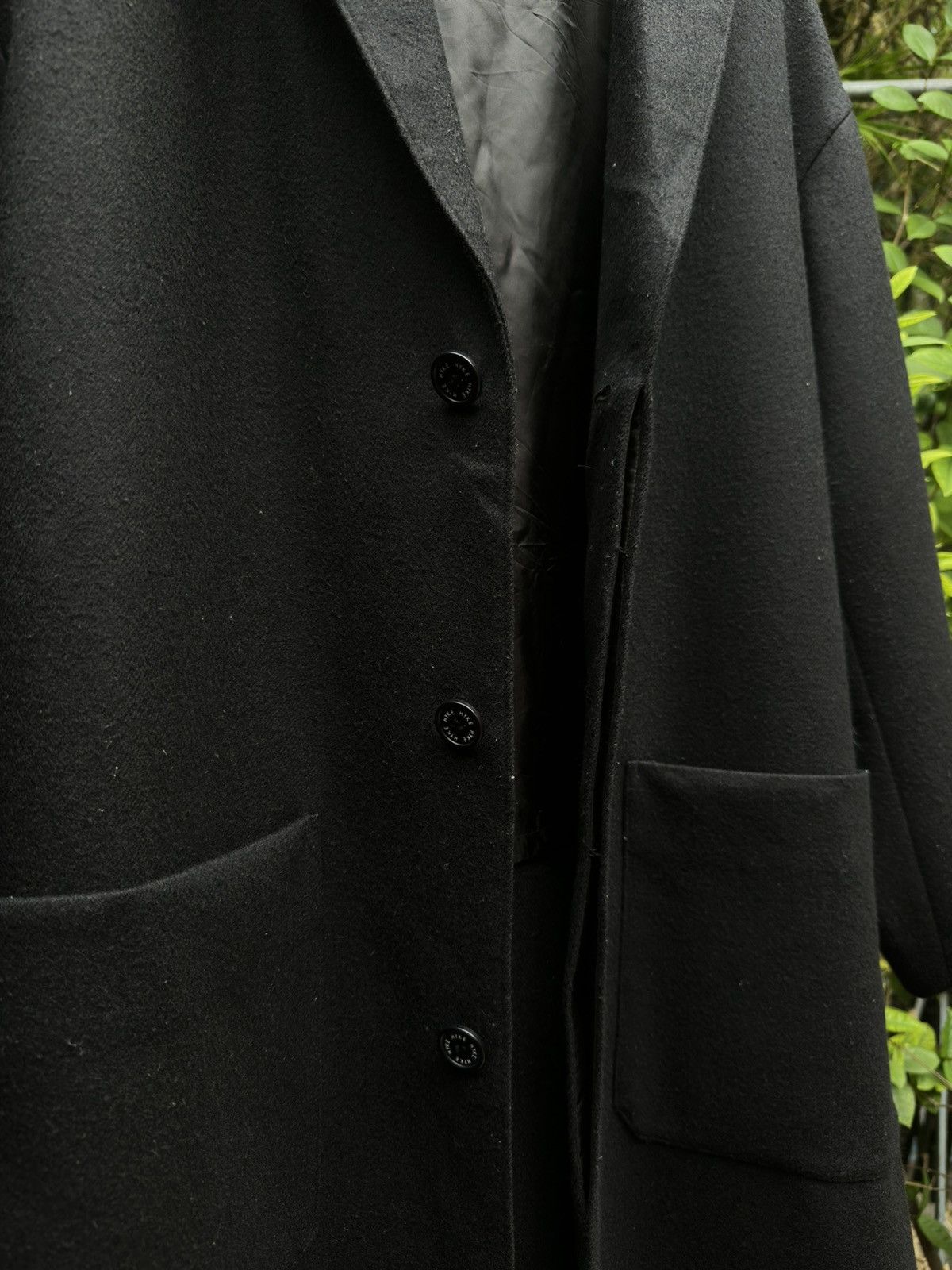 HYKE HYKE A/W 2022 Black Wool Long Shop Coat Size US M / EU 48-50 / 2 - 4 Thumbnail