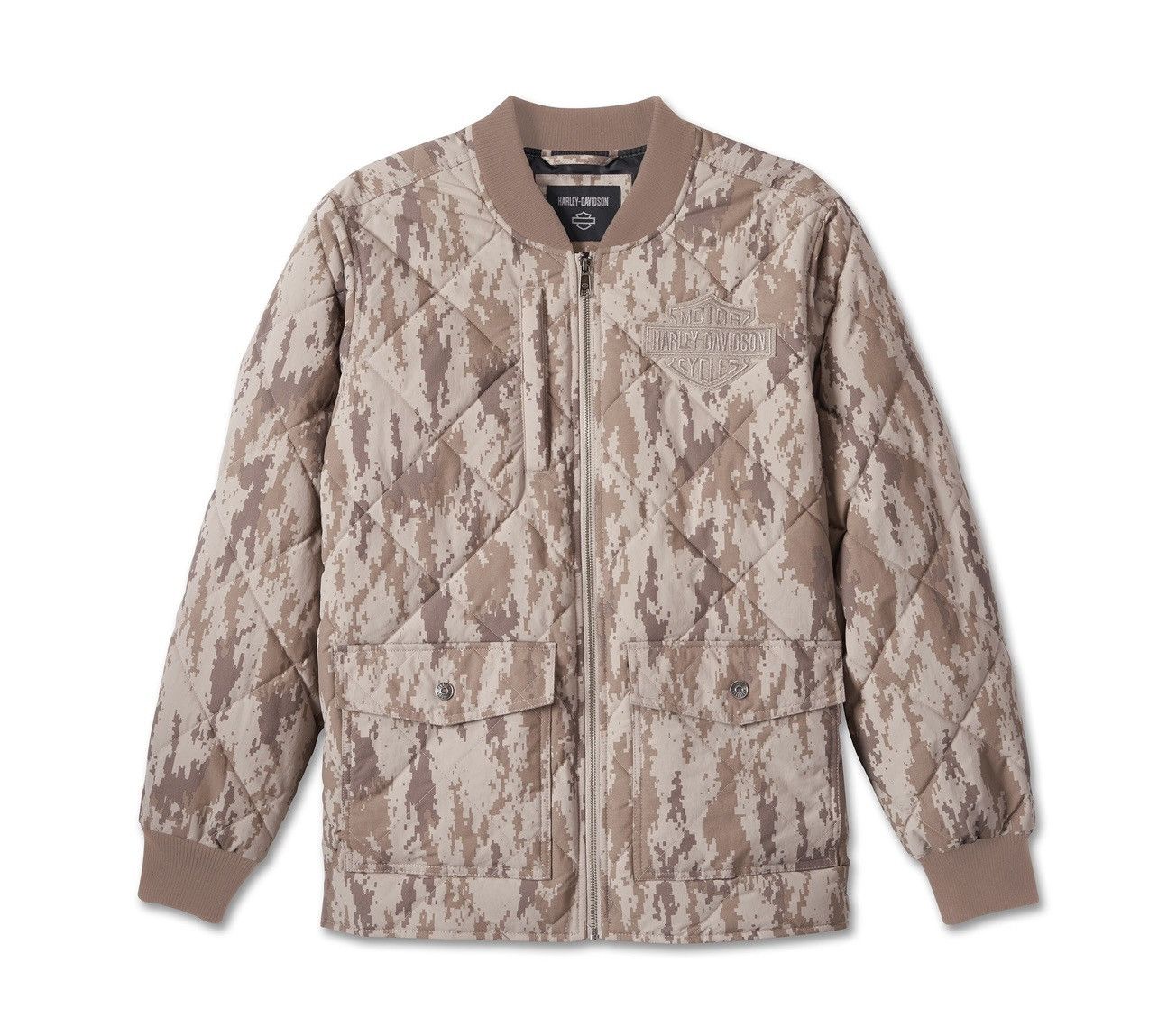 Harley Davidson Harley Davidson Quilted Park Jacket Camouflage Size US L / EU 52-54 / 3 - 1 Thumbnail