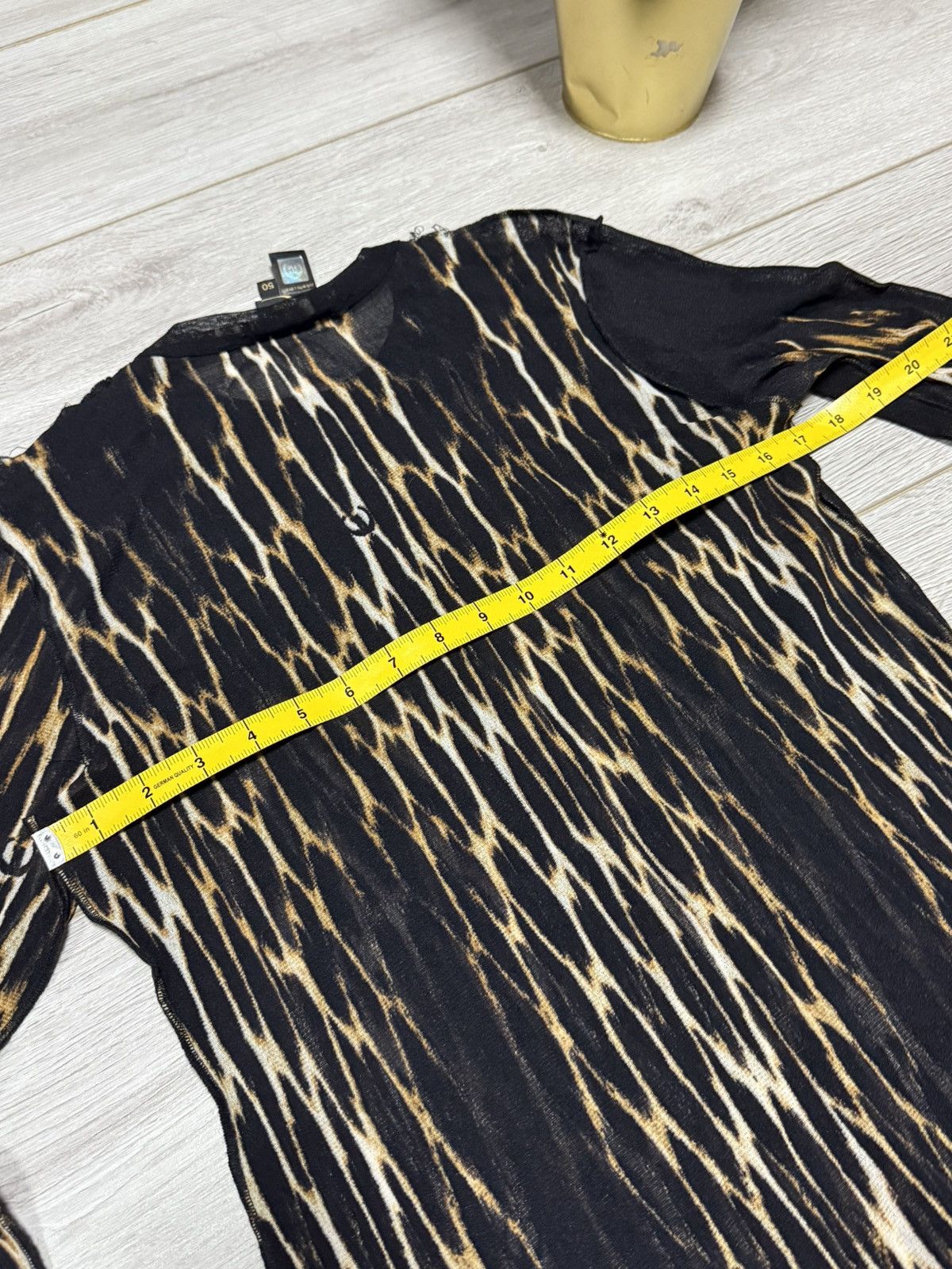 Just Cavalli Just Cavalli mesh leopard long sleeve fire gaultier style Size US M / EU 48-50 / 2 - 10 Thumbnail