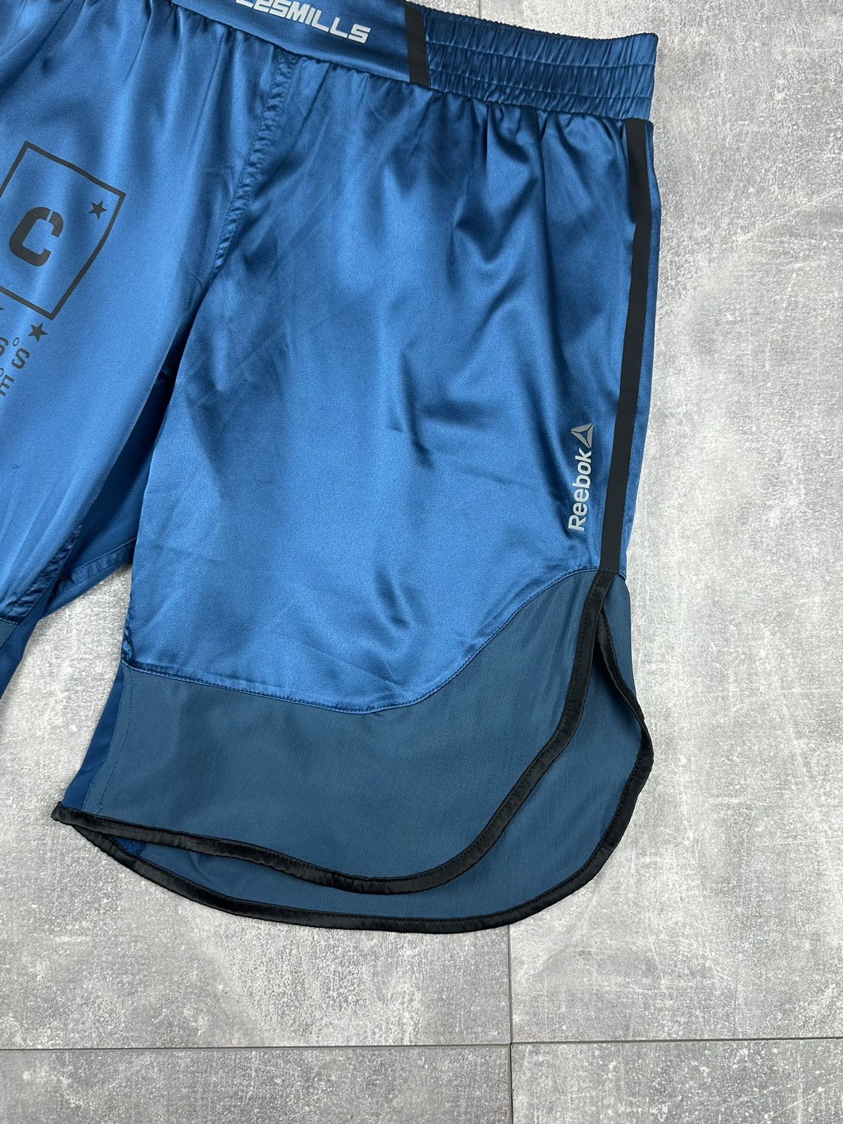 Reebok Reebok Les Mills Boxing Blue Mens Sportswear Short Size US 32 / EU 48 - 7 Thumbnail