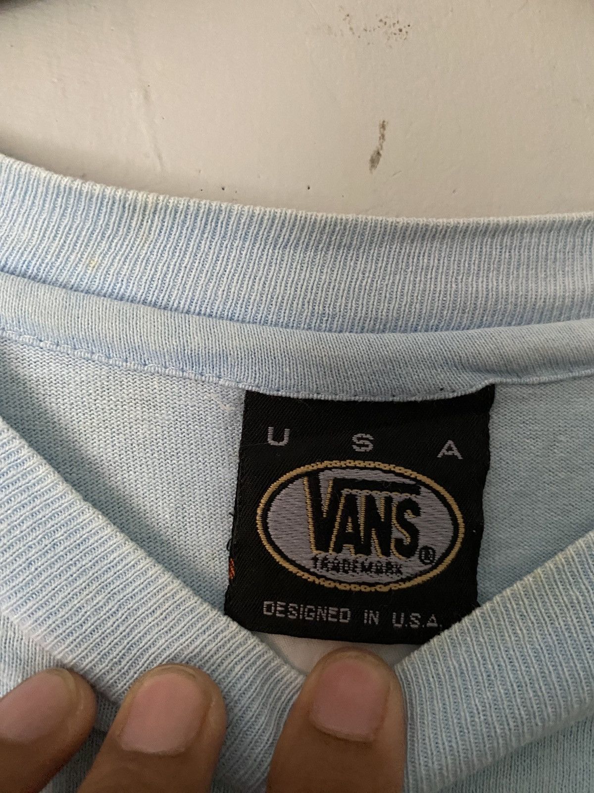Vans × Vintage 90s vans skateboard single stitch tee Size US L / EU 52-54 / 3 - 6 Thumbnail