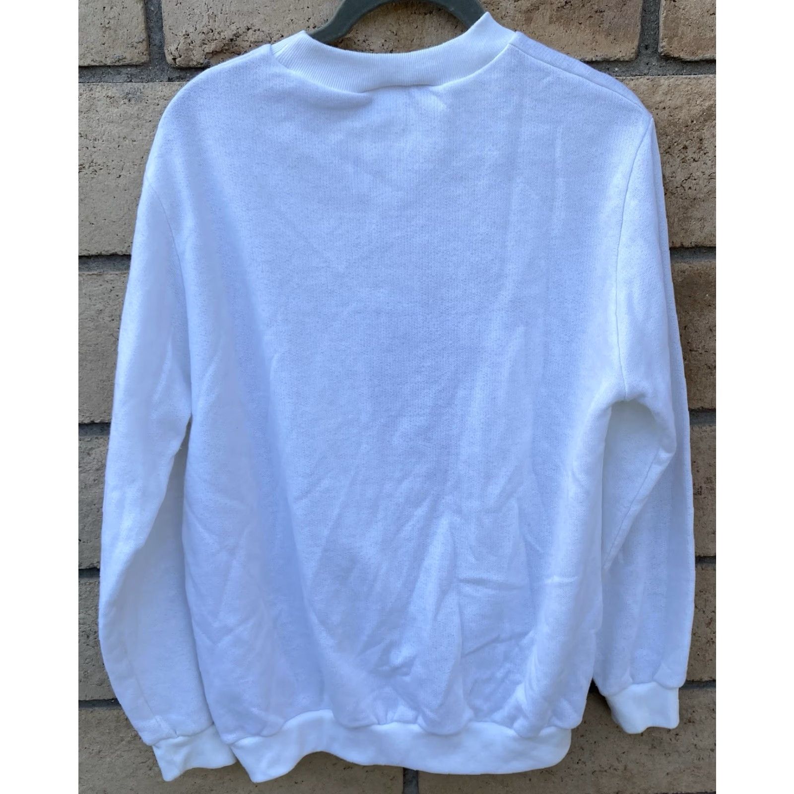 Vintage VINTAGE Elan Casual Designs Trinity College Dublin Sweatshirt Crew Neck Long Sleeve White 50/50 Cotton Polyester Men L Ireland Graphic Print Size US L / EU 52-54 / 3 - 6 Thumbnail