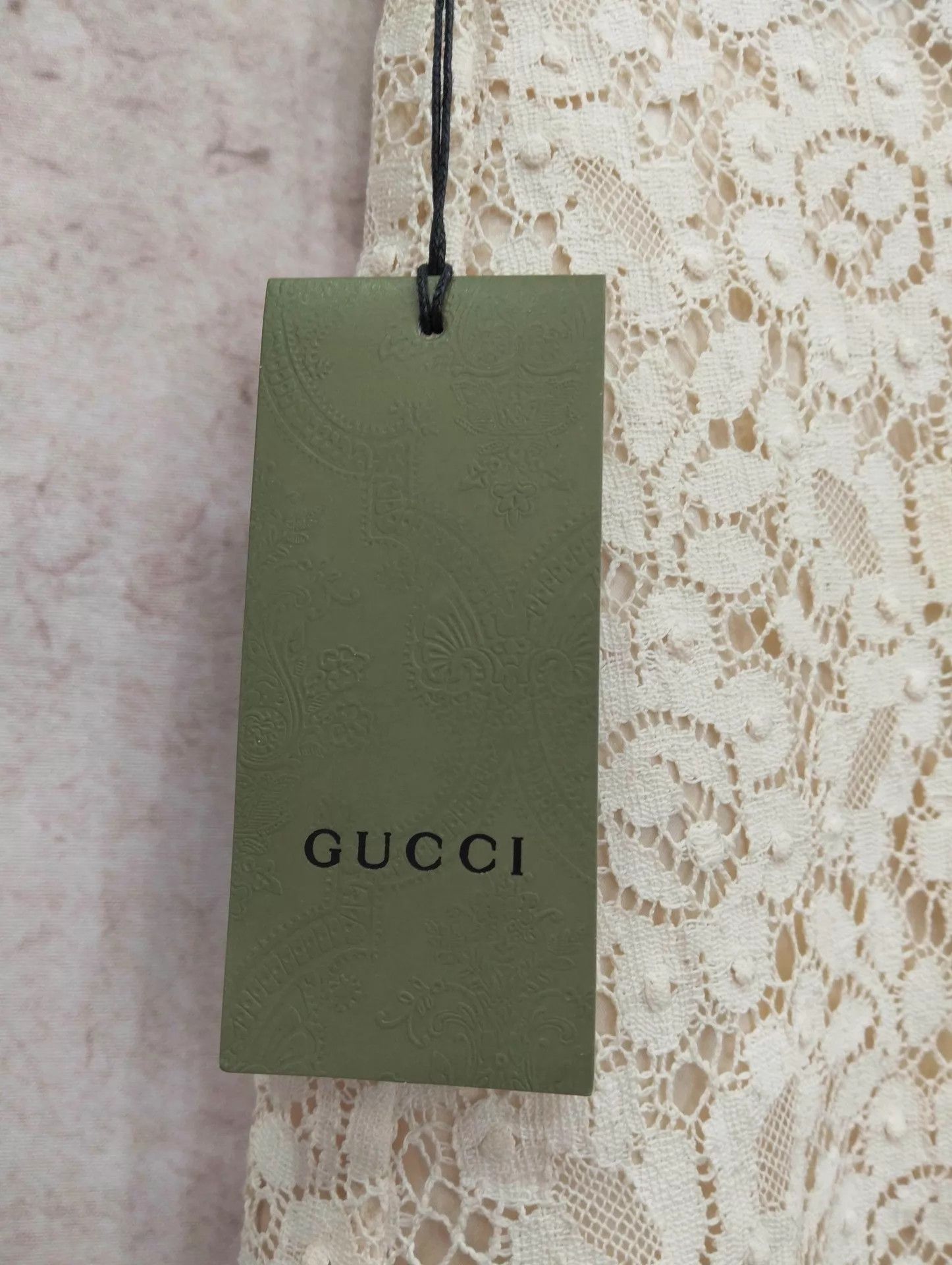 Gucci Gucci Beige Lace Midi Skirt Size 36 98 New Size 25" / US 0 / IT 36 - 7 Thumbnail