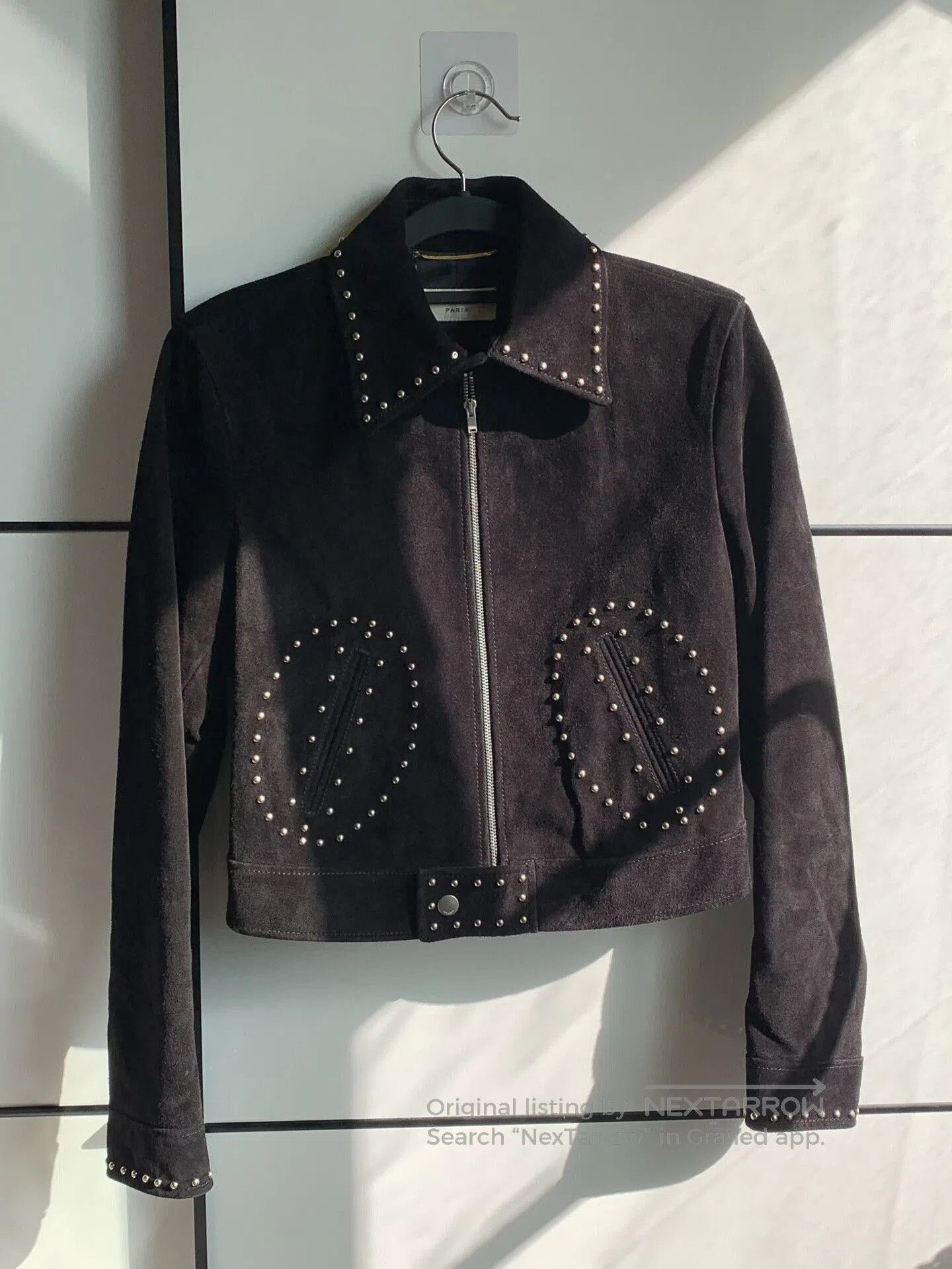 Saint Laurent Paris Saint Laurent SLP16FW Studded Jacket. Size XS / US 0-2 / IT 36-38 - 1 Thumbnail
