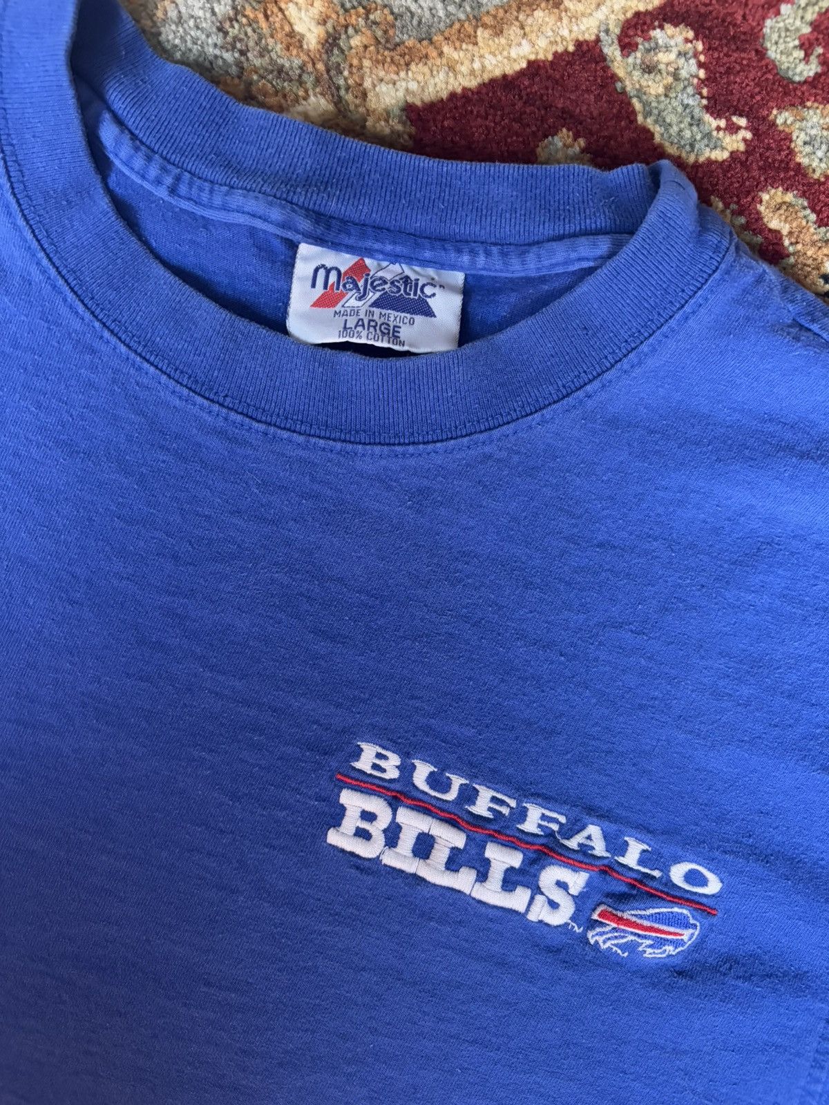 NFL × Vintage Vintage 1990’s Buffalo Bills T-Shirt Size US L / EU 52-54 / 3 - 3 Thumbnail