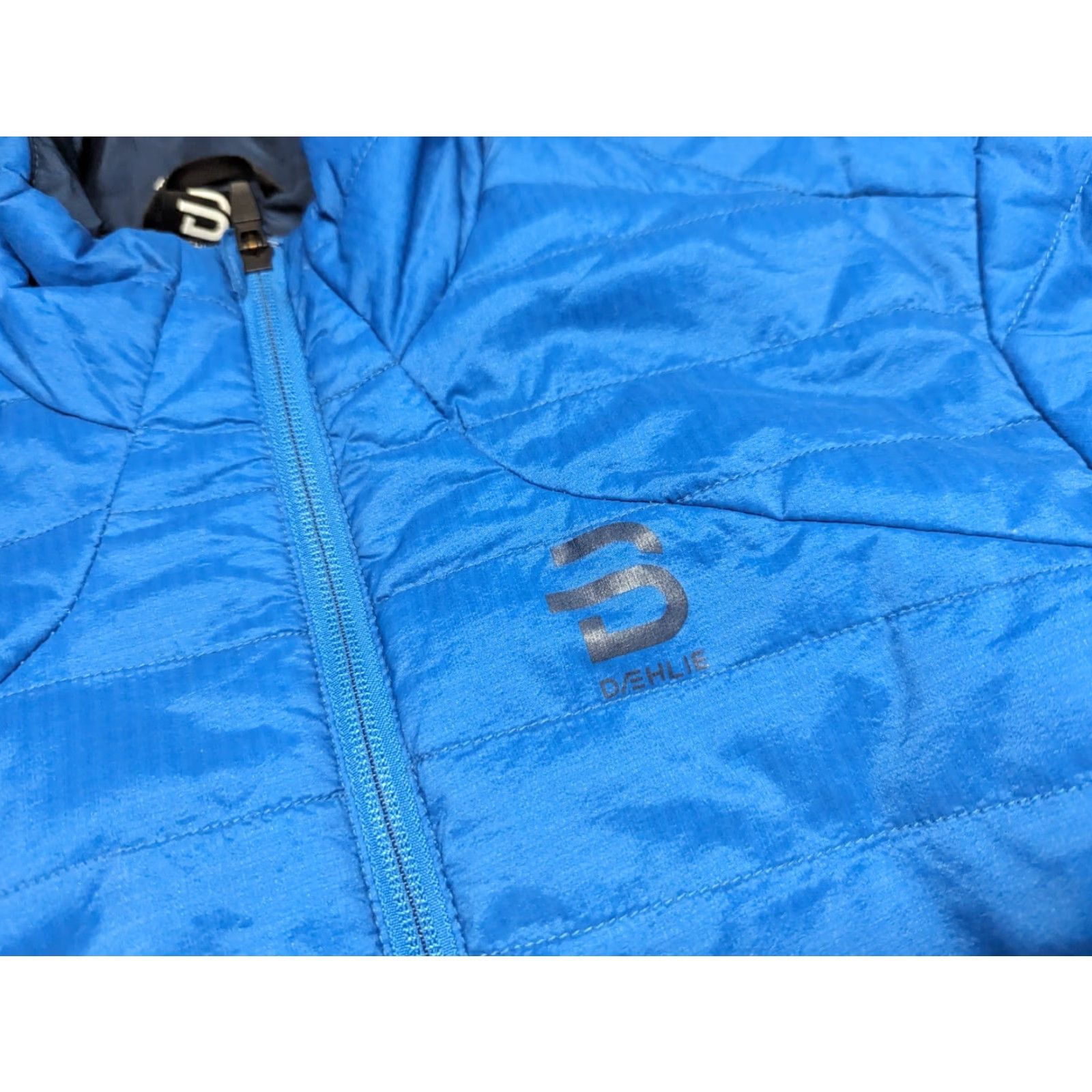 Vintage Bjorn Daehlie Mens Ski Jacket Small Blue Full Zip Hooded Puffer Skiing Winter Sporting Outdoor Size US S / EU 44-46 / 1 - 7 Thumbnail