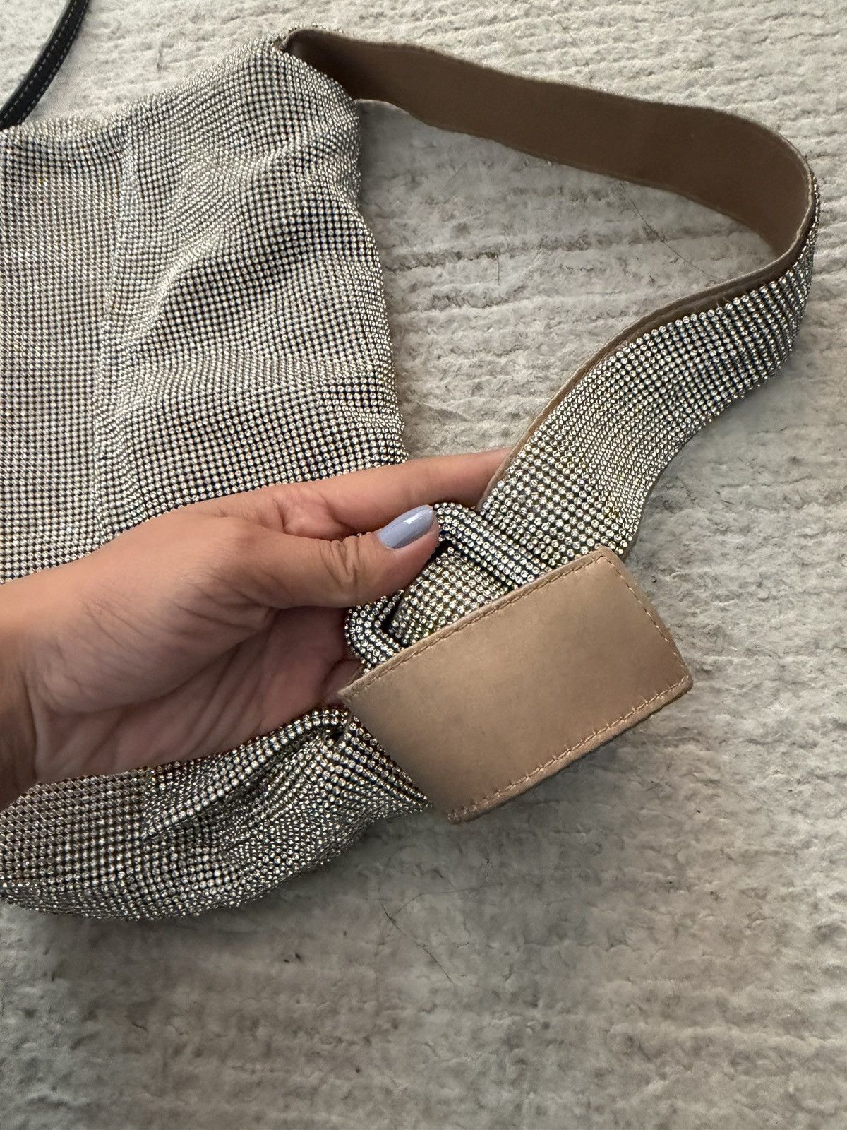 Benedetta Bruzziches Glittery Crystal Shoulder Bag Benedetta Bruzziches Size ONE SIZE - 3 Thumbnail