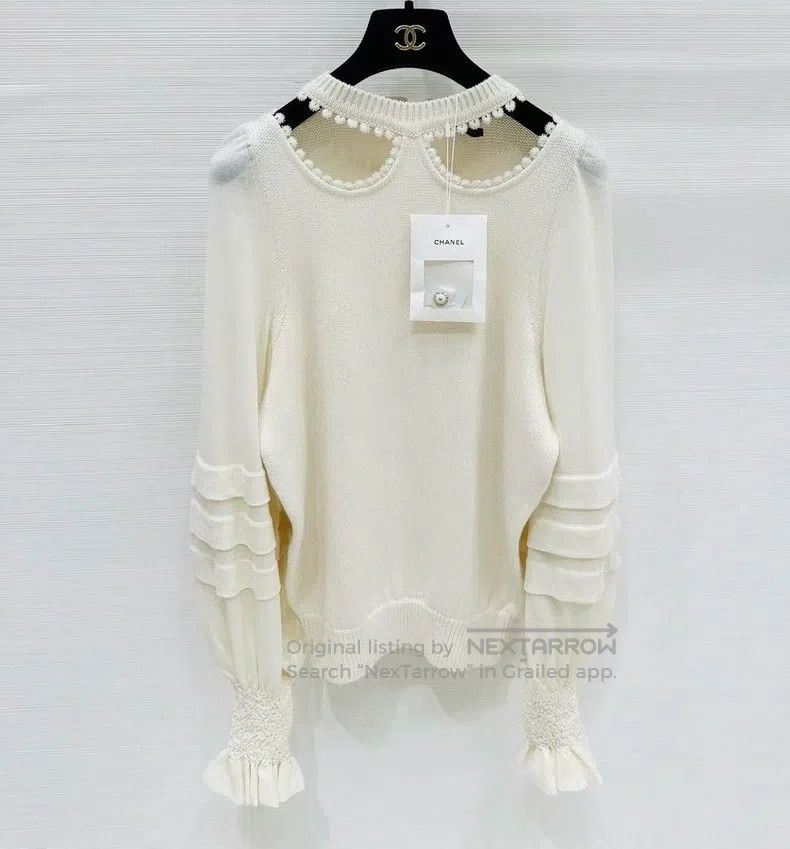 Chanel Chanel 25K super obedient collarbone kitten sweater Size XS / US 0-2 / IT 36-38 - 1 Thumbnail