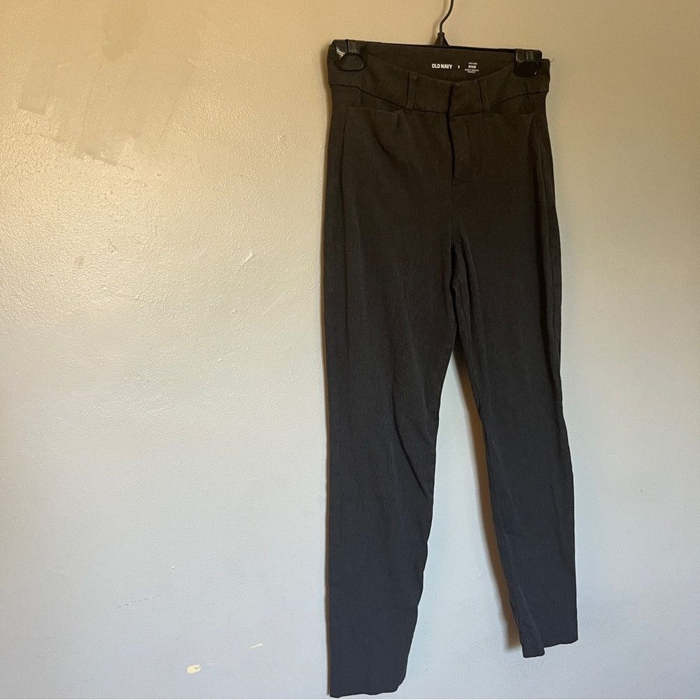 Old Navy Old Navy High Rise Pixie Skinny Ankle Pants Gray Small 4 Size 27" / US 4 / IT 40 - 2 Thumbnail
