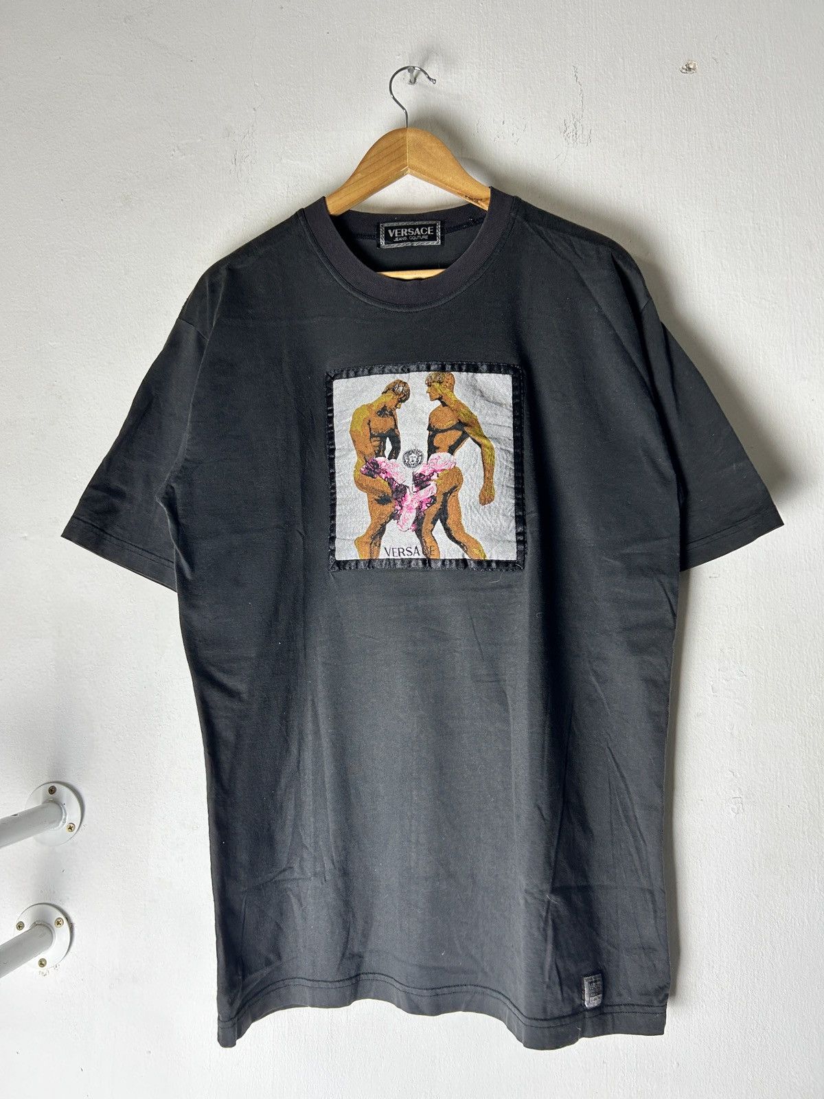 Vintage Rare Versace Jeans Couture Bruce Weber Art Photo Tee
