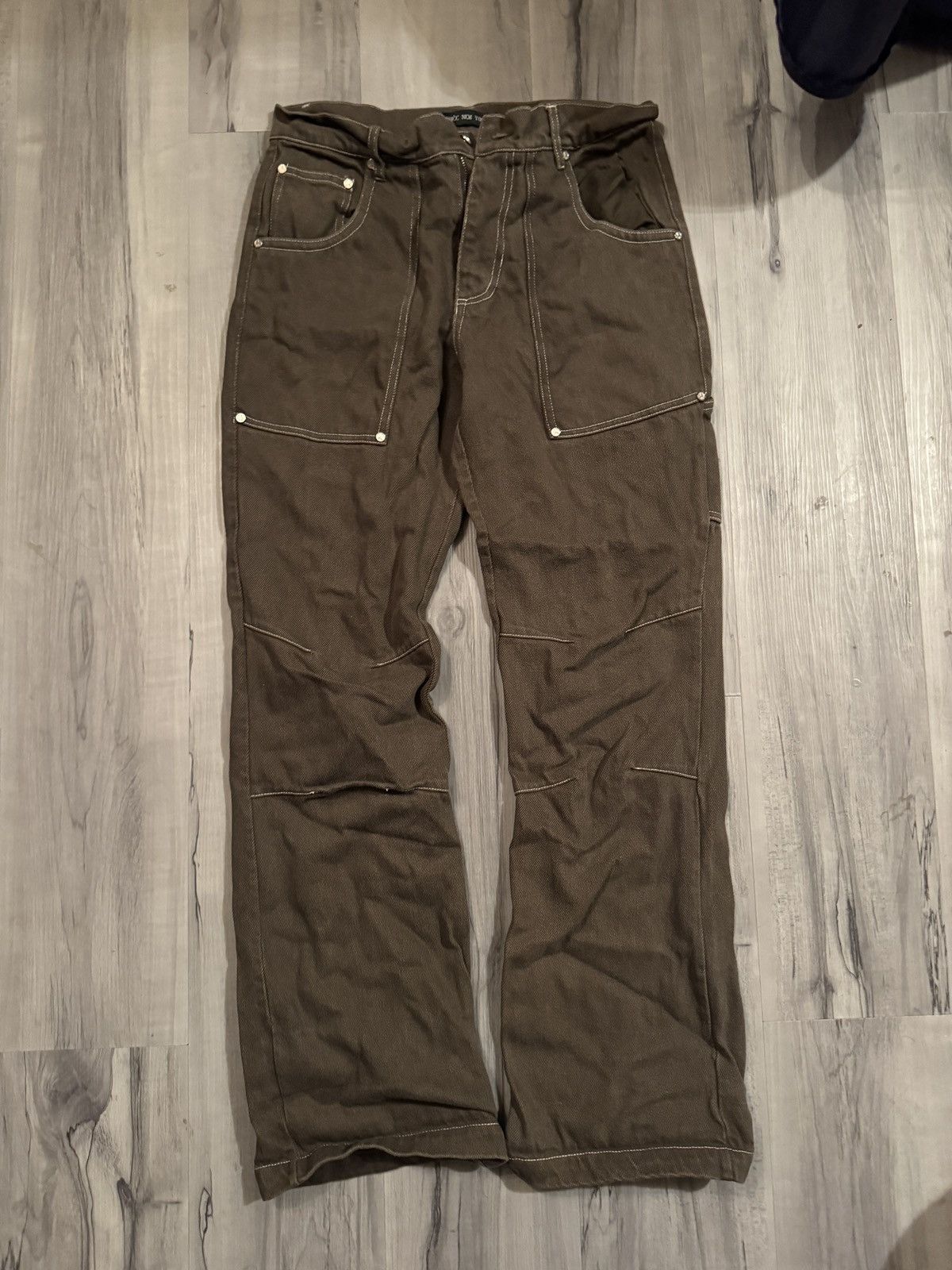 Designer × Oree New York Oree New York Oree Olive Infantry Pants Size US 31 - 1 Thumbnail