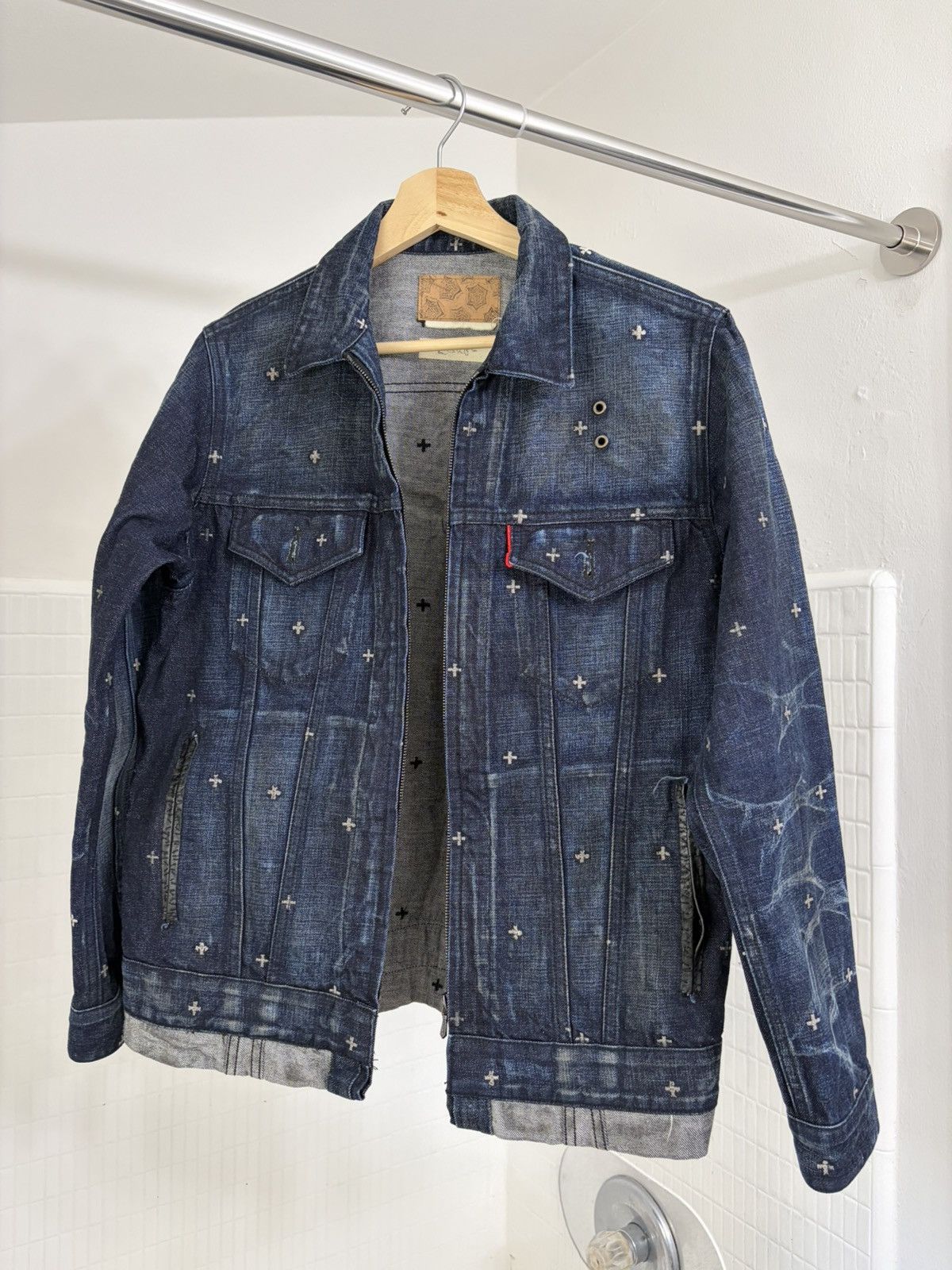 Other Rebirth to Tabura Rasa Zip-Up Denim Jacket Size US M / EU 48-50 / 2 - 2 Thumbnail