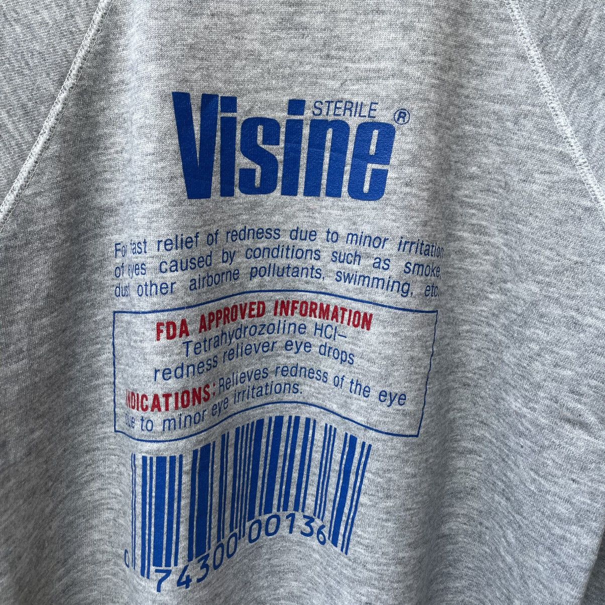 Vintage 🔥Vintage 90s Sterile Visine Eye Product Jumper Sweatshirts Size US S / EU 44-46 / 1 - 4 Thumbnail