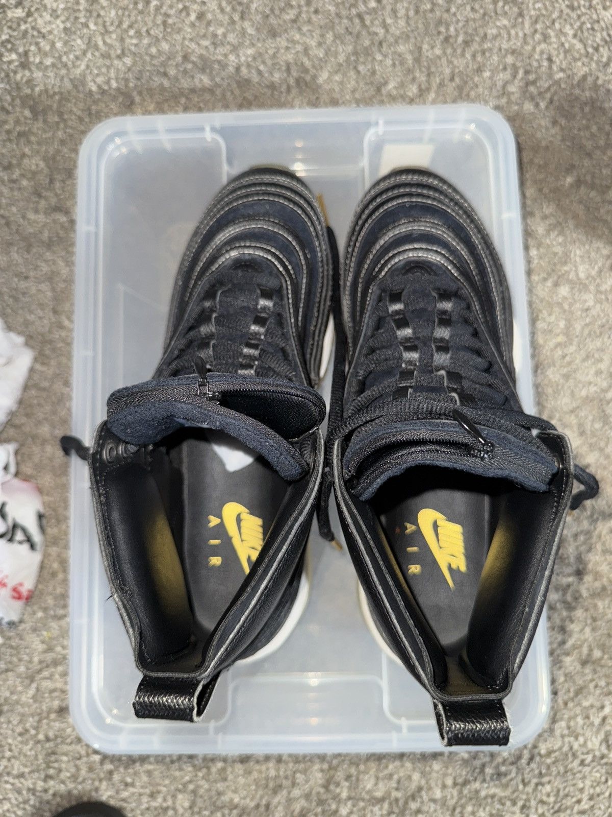 Nike × Riccardo Tisci Black Nike Air max 97 High top Size US 6.5 / EU 39-40 - 7 Thumbnail