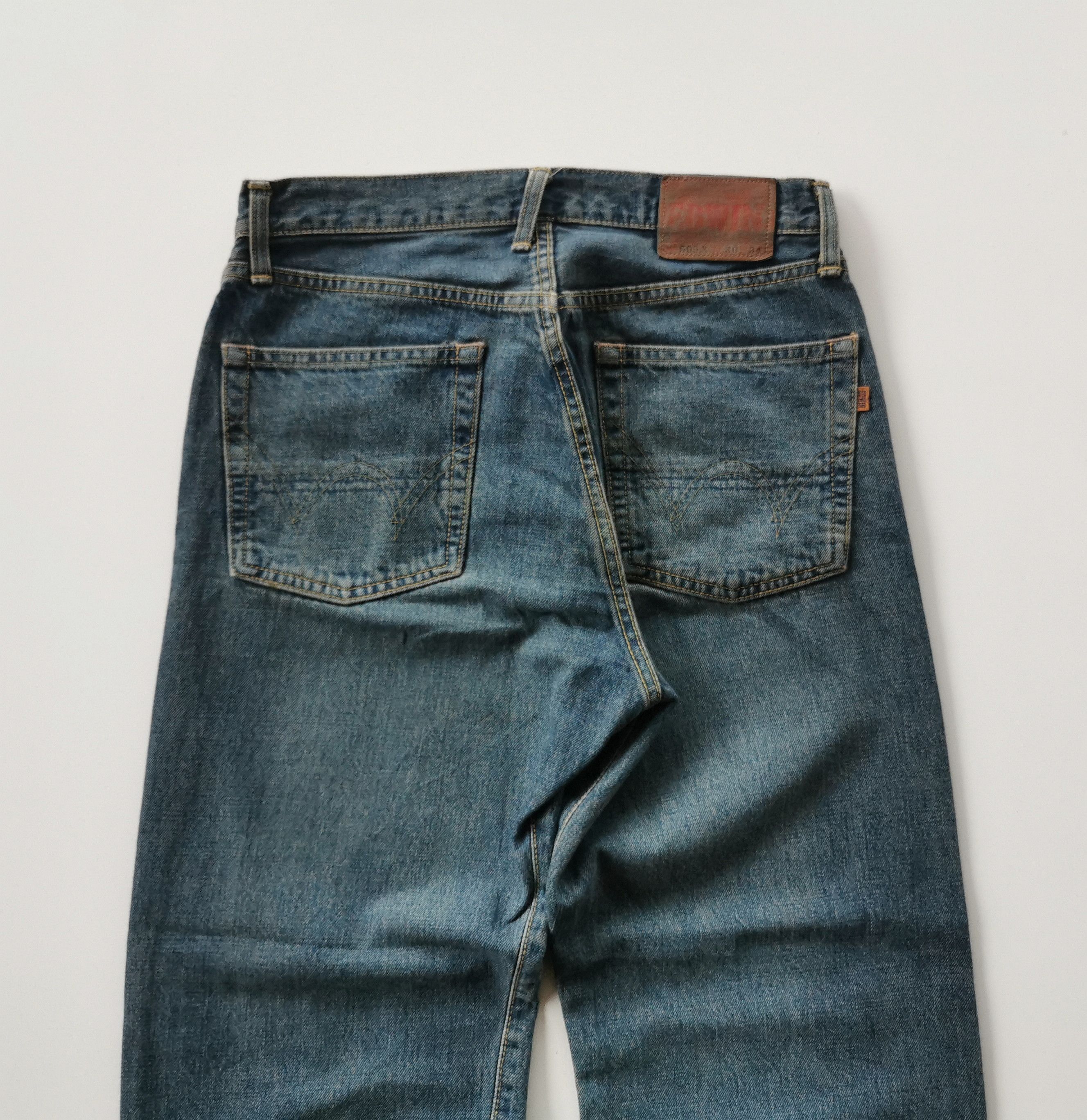 Edwin × If Six Was Nine × Le Grande Bleu (L.G.B.) Edwin 505X Selvedge denim jeans Size US 30 / EU 46 - 5 Thumbnail