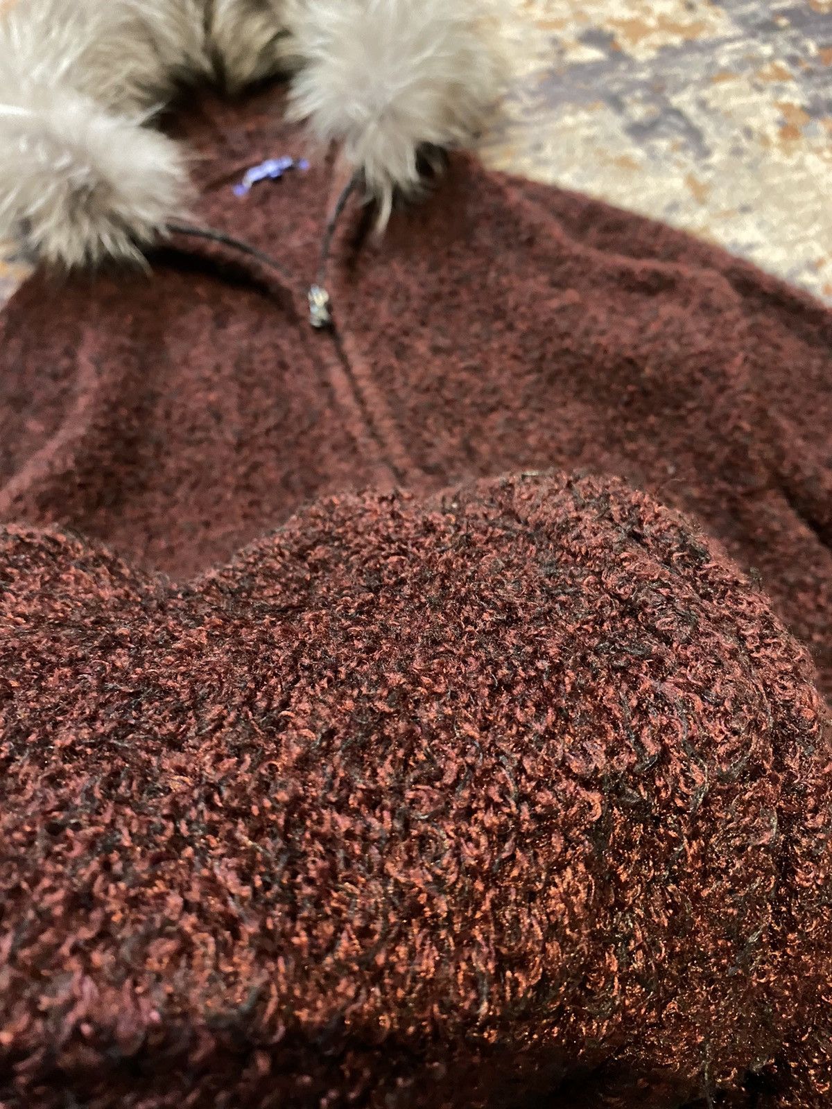 semanticdesign Fur hoodie knitted semanticdesign japan Size US L / EU 52-54 / 3 - 5 Thumbnail