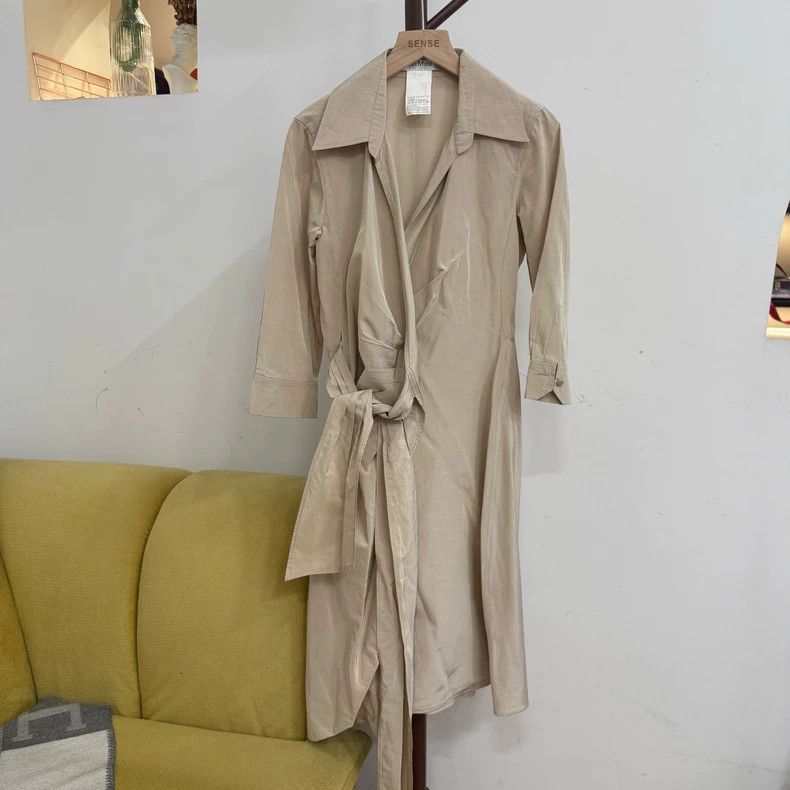 Max Mara MaxMara Women's Belted Trench Coat -dmc Size M / US 6-8 / IT 42-44 - 1 Thumbnail