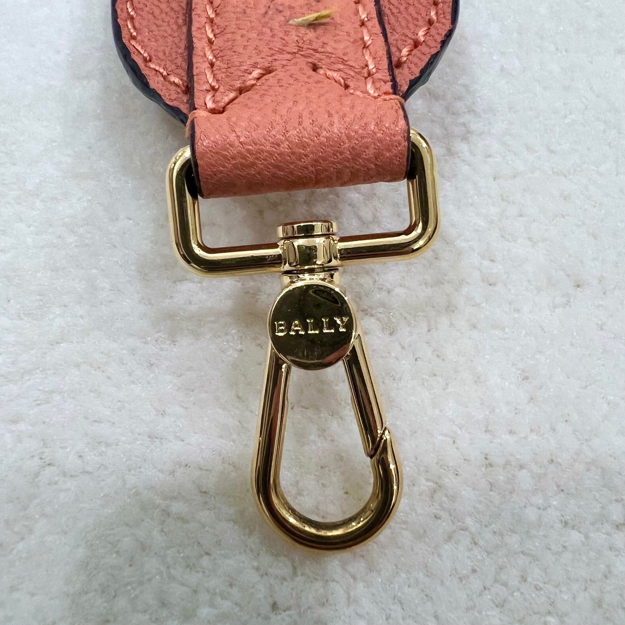 Bally Bally Leather Detachable Bag Universal Strap - Blush Pink Size ONE SIZE - 4 Thumbnail