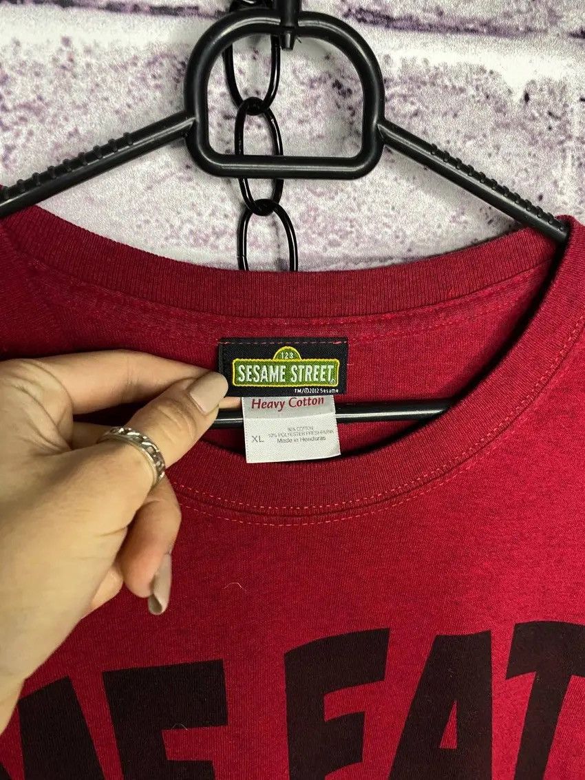 Cartoon Network MENS vintage sesame STREETWEAR Red 90s Big logo Size US XL / EU 56 / 4 - 3 Thumbnail