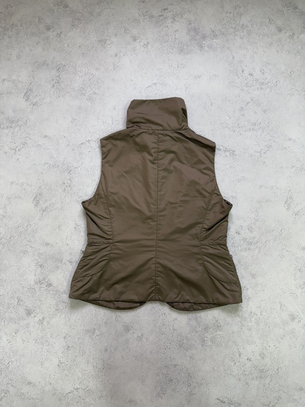 Brunello Cucinelli Brunello Cucinelli Womens Brown Lana Wool Vest Size 48 Size XL / US 12-14 / IT 48-50 - 12 Thumbnail