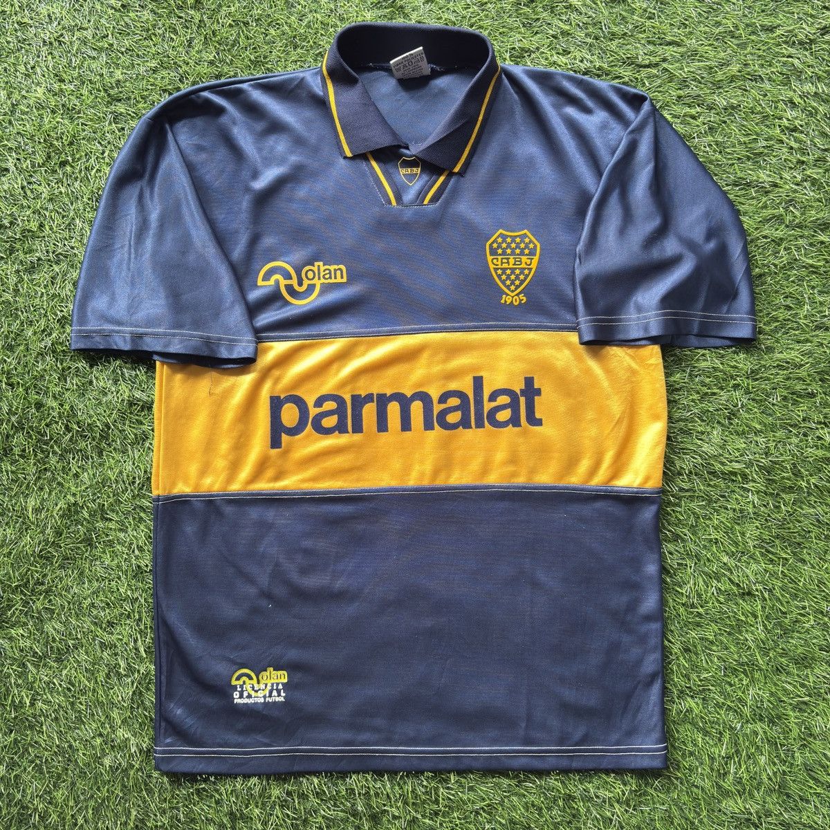 Vintage Boca Junior Home 1994 Maradona#10 Soccer Jersey Size US L / EU 52-54 / 3 - 2 Thumbnail