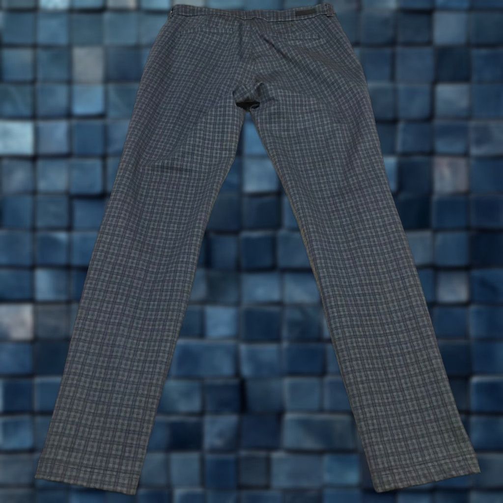 Vintage KUT from the Kloth Womens Pants 12 Gray Plaid Stretch Skinny Mid Rise Chino Womens Size 34" / US 12 / IT 48 - 1 Thumbnail