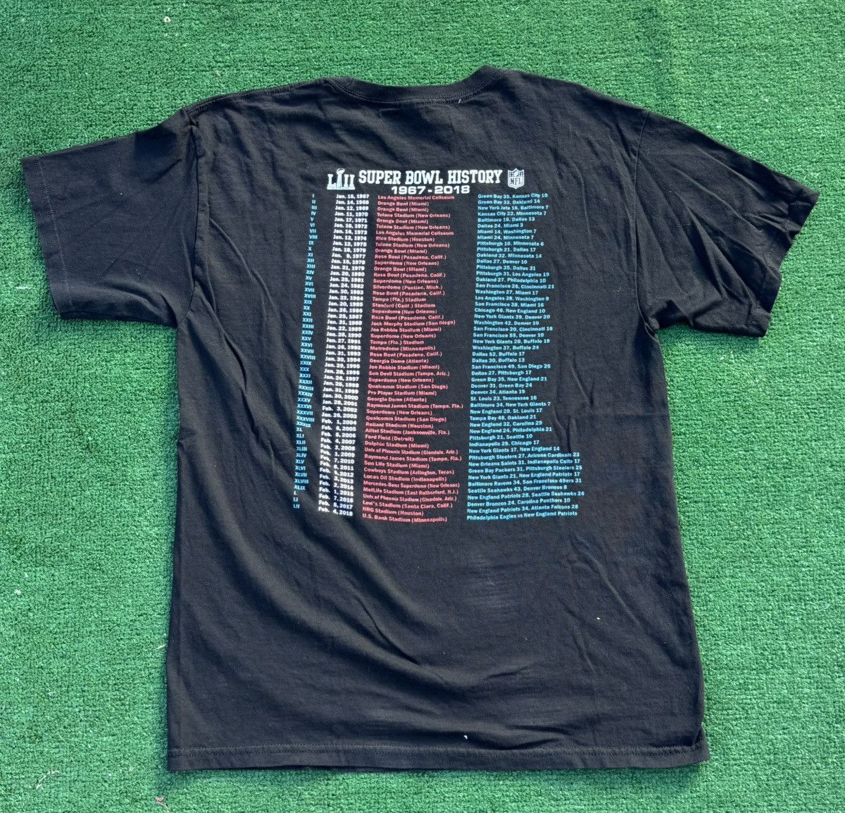 Alstyle Patriots & Eagles Superbowl T-Shirt Size US L / EU 52-54 / 3 - 3 Thumbnail