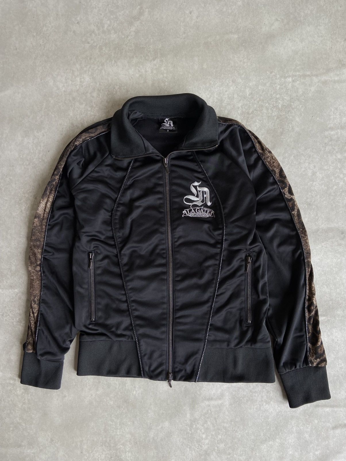 Affliction × If Six Was Nine × Le Grande Bleu (L.G.B.) La Gate Leopard Training Jacket Size US M / EU 48-50 / 2 - 1 Thumbnail