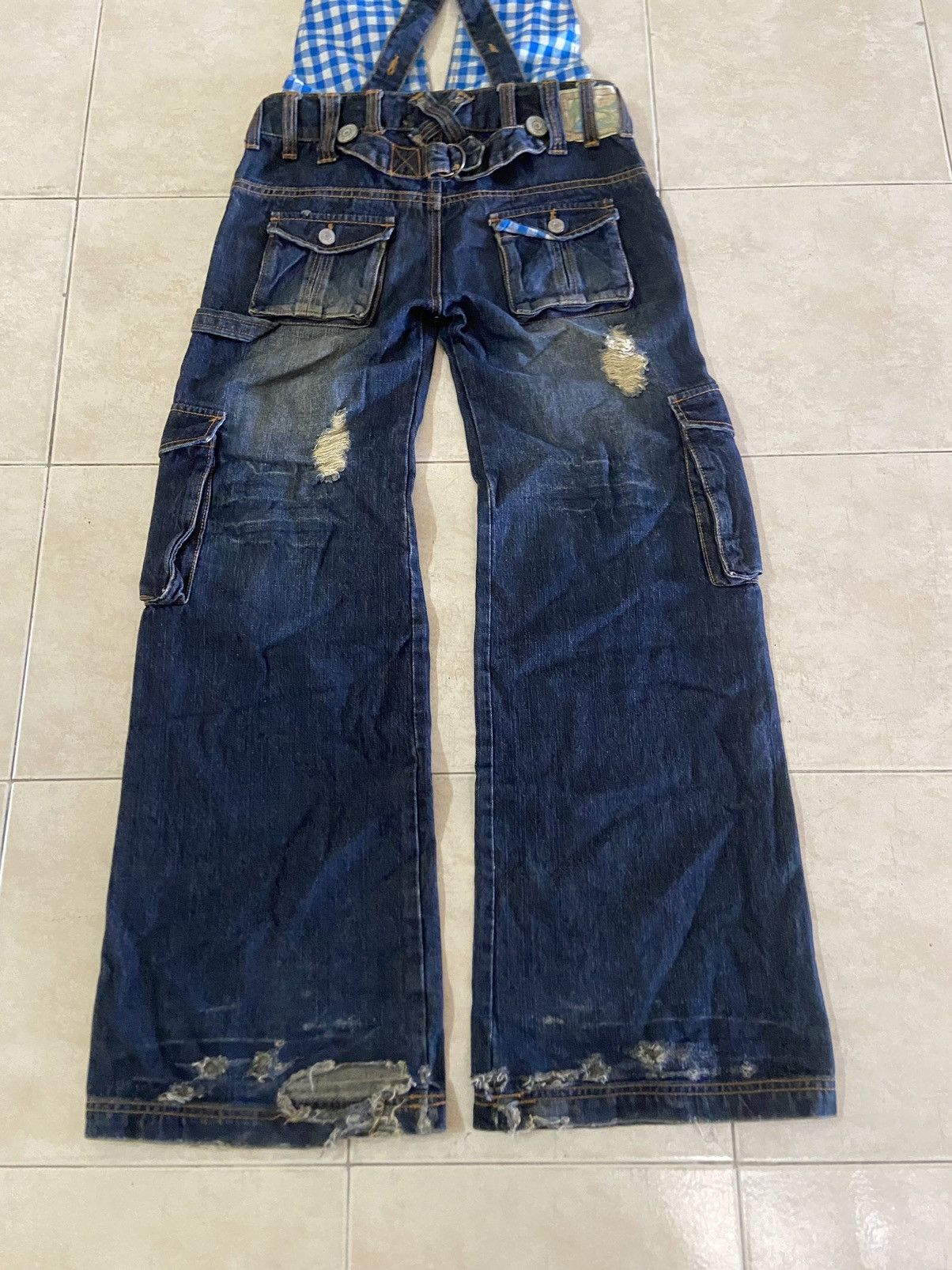 Hysteric Glamour Rare💥Blue Moon Flare Boot Cut Distressed Denim Pants Size US 30 / EU 46 - 8 Thumbnail