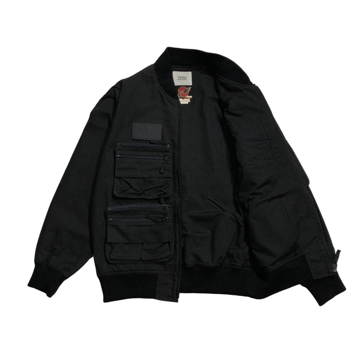 Designer × Japanese Brand × Takeo Kikuchi Multipocket Cargo Bomber Jacket Tactical Takeo Kikuchi Size US L / EU 52-54 / 3 - 3 Thumbnail