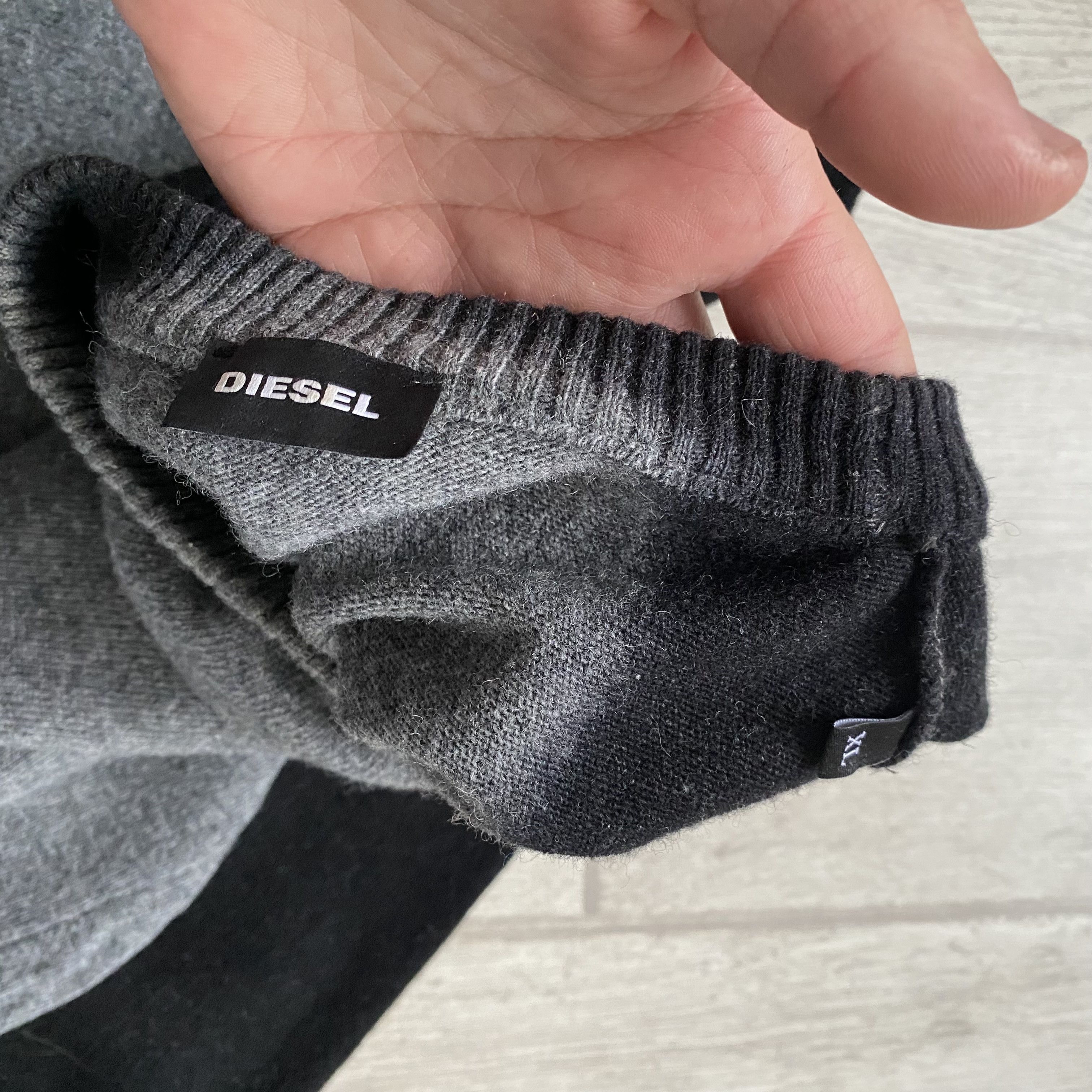 Diesel 🔥 Vintage 00s Diesel Wool knit Sweater Avantgarde Pullover Size US XL / EU 56 / 4 - 7 Thumbnail