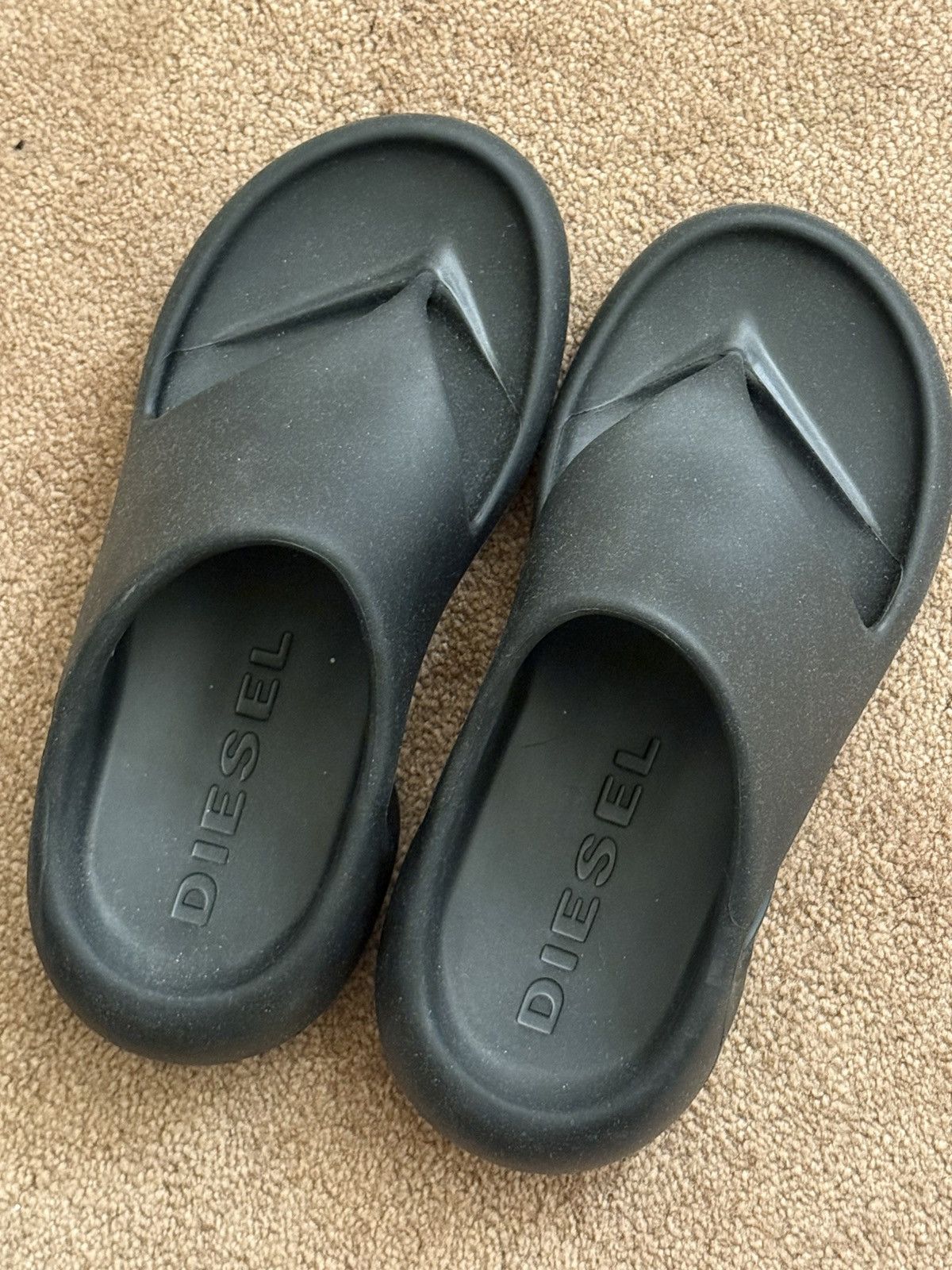 Diesel Sa maui x logo embossed flip flops Size US 9 / EU 42 - 4 Thumbnail