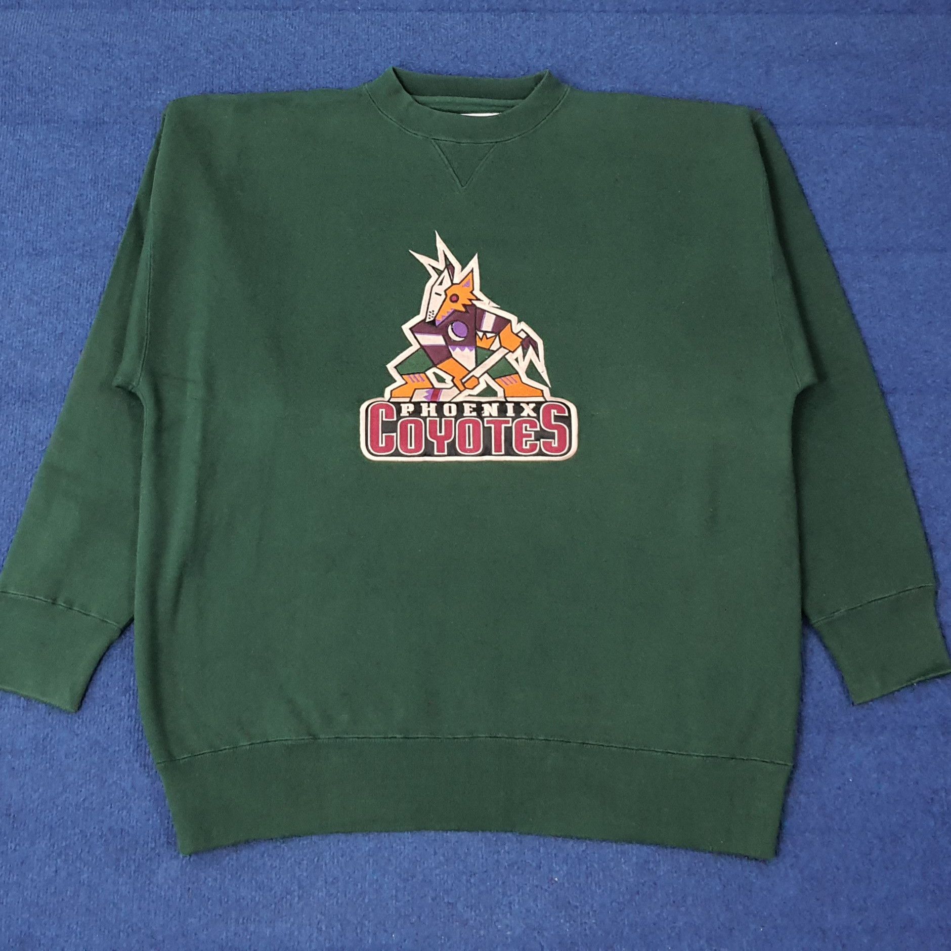 Vintage Vintage Phoenix Arizona Coyotes NHL Sweatshirt C262N19 Size US XL / EU 56 / 4 - 1 Thumbnail