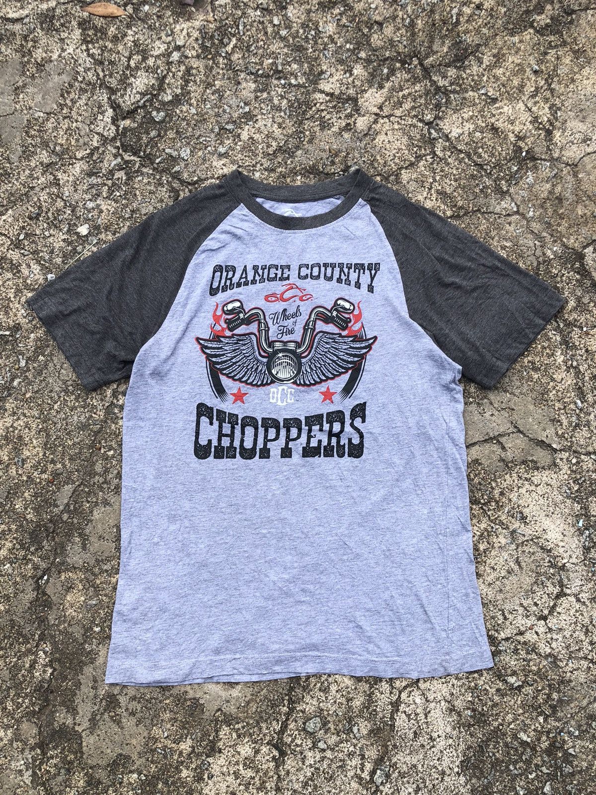West Coast Choppers Orange Country Choppers Big Logo Raglan Tee Size US M / EU 48-50 / 2 - 1 Thumbnail