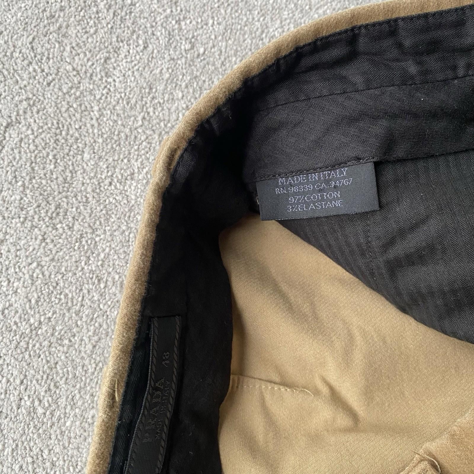 Prada Prada Panelled Casual Trousers Tan Size 48 Size US 30 / EU 46 - 6 Thumbnail