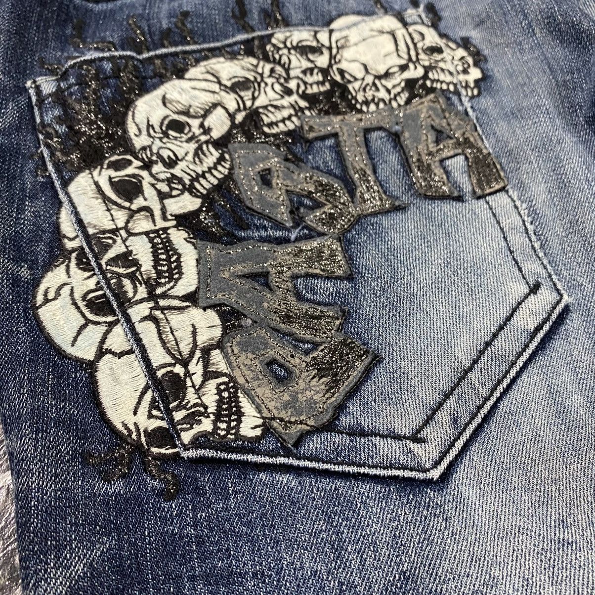 If Six Was Nine × Japanese Brand × Le Grande Bleu (L.G.B.) Pasta Denim Distressed Size 32 Blue Black Colour Size US 32 / EU 48 - 12 Thumbnail