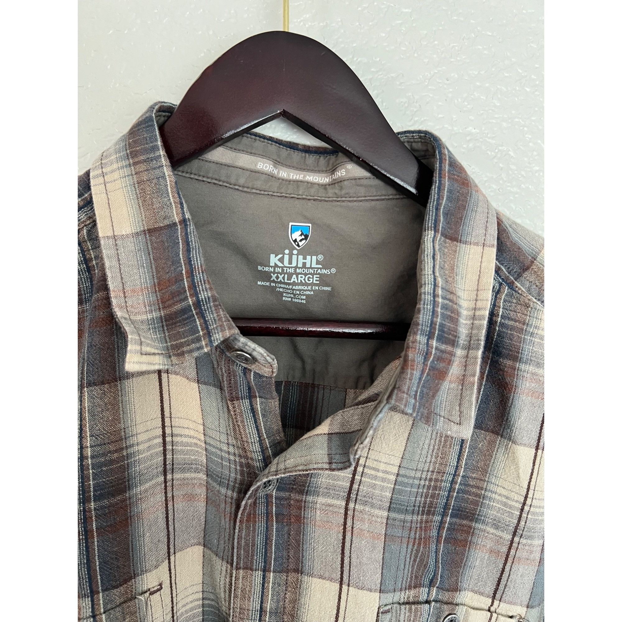 Kuhl Kuhl Short Sleeve Linen Blend Button Up Shirt - Size XXL Size US XXL / EU 58 / 5 - 2 Thumbnail