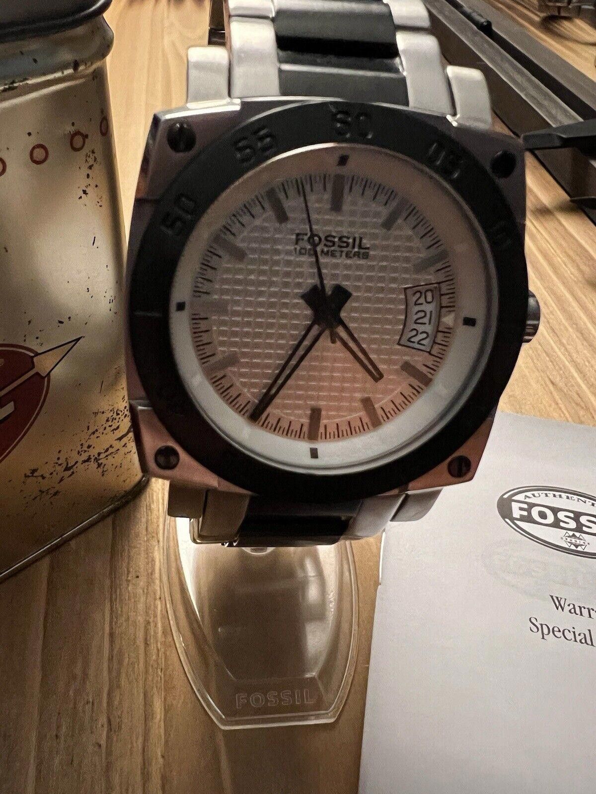 Fossil FOSSIL BLUE AM4035 ALL STAINLESS STEEL MEN'S WATCH Size ONE SIZE - 2 Thumbnail