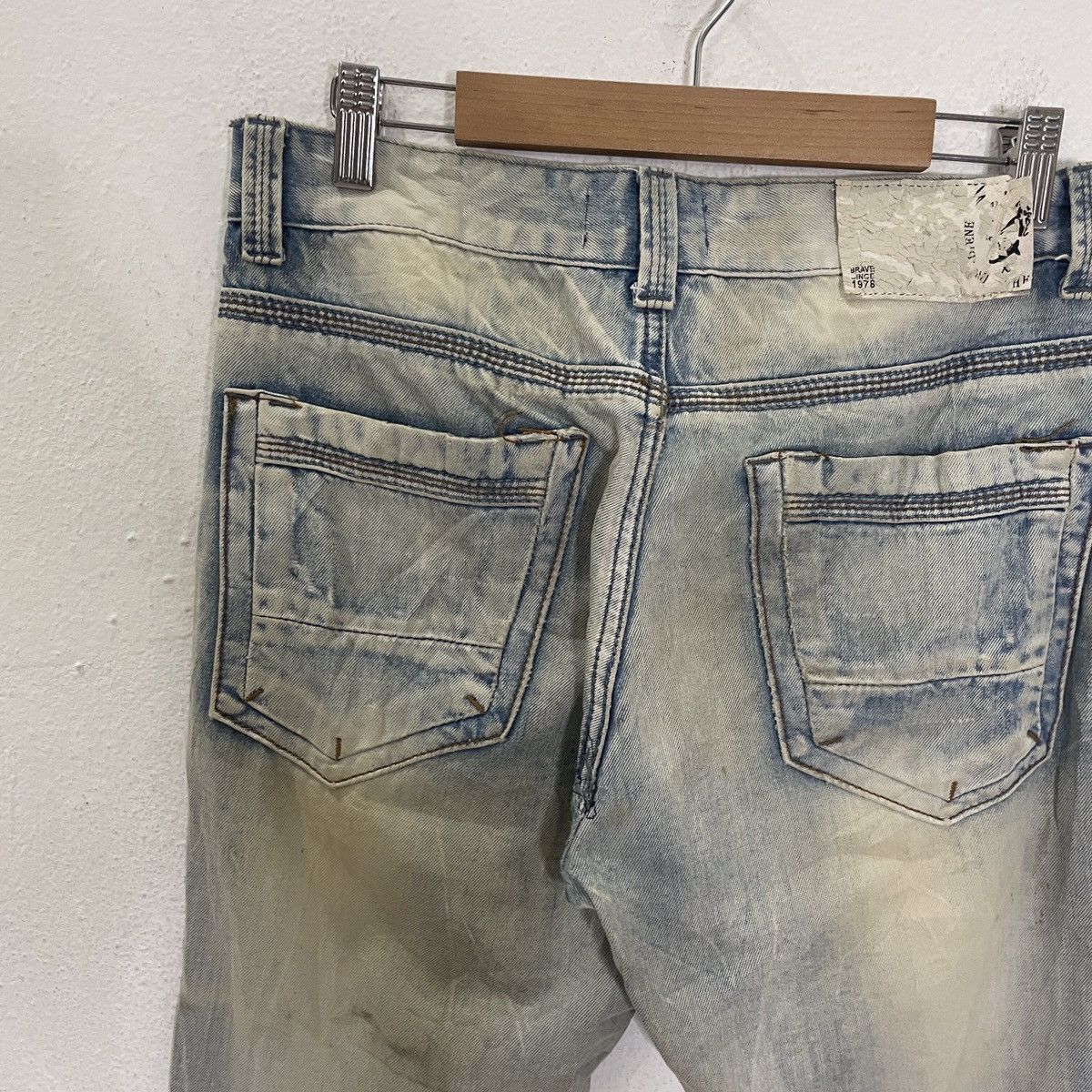 Diesel Vintage Dienel Distressed Denim Jeans Size 31" - 9 Thumbnail