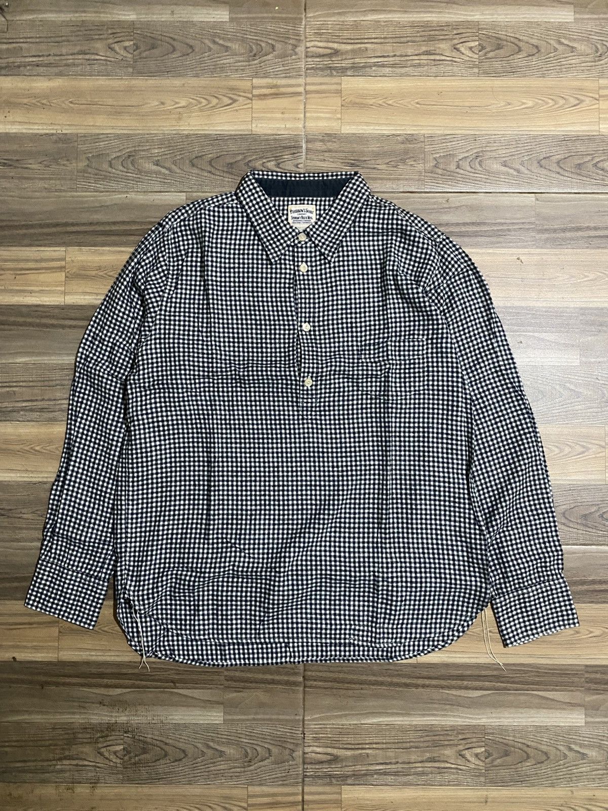 Japanese Brand VINTAGE PHERROWS HALF BUTTON SHIRT Size US S / EU 44-46 / 1 - 1 Thumbnail