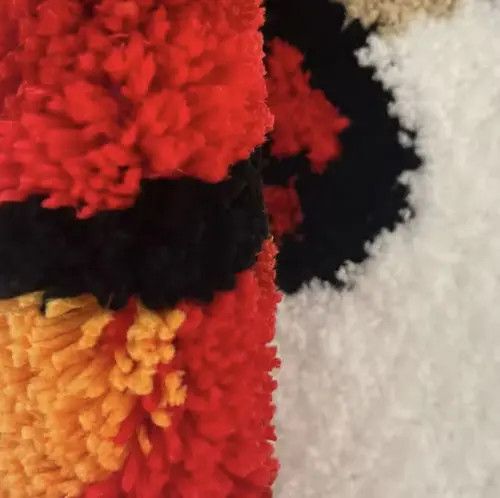 Japanese Brand Kurusu x Aika Holding Cup in Hand Vintage Tufted Bedroom Rug Size ONE SIZE - 4 Thumbnail